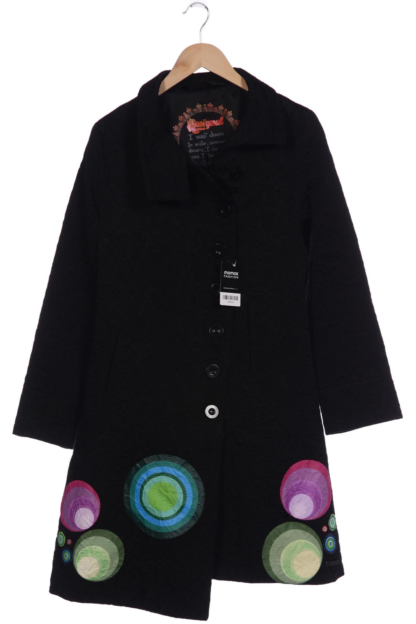 

Desigual Damen Mantel, schwarz