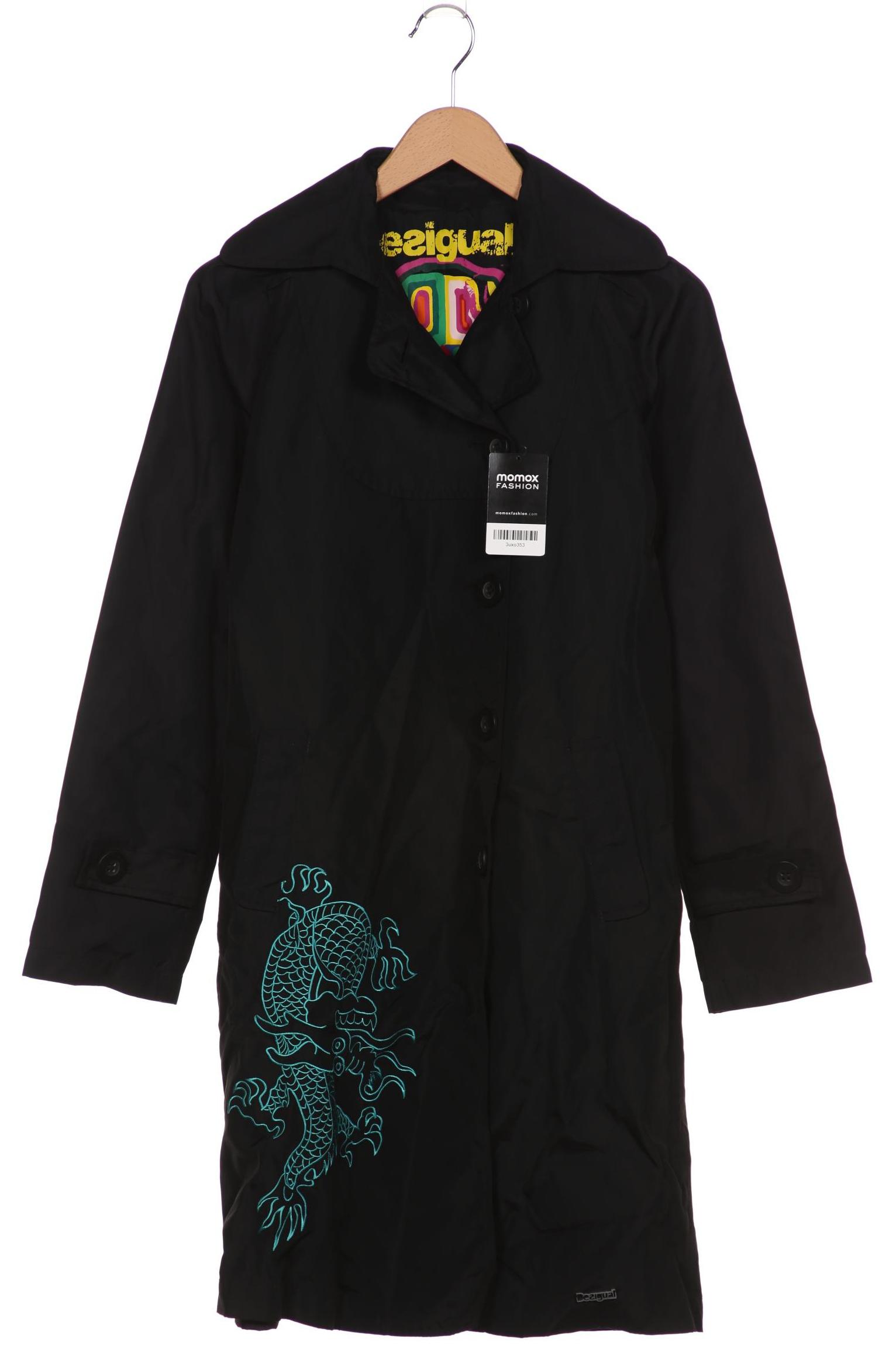 

Desigual Damen Mantel, schwarz, Gr. 36
