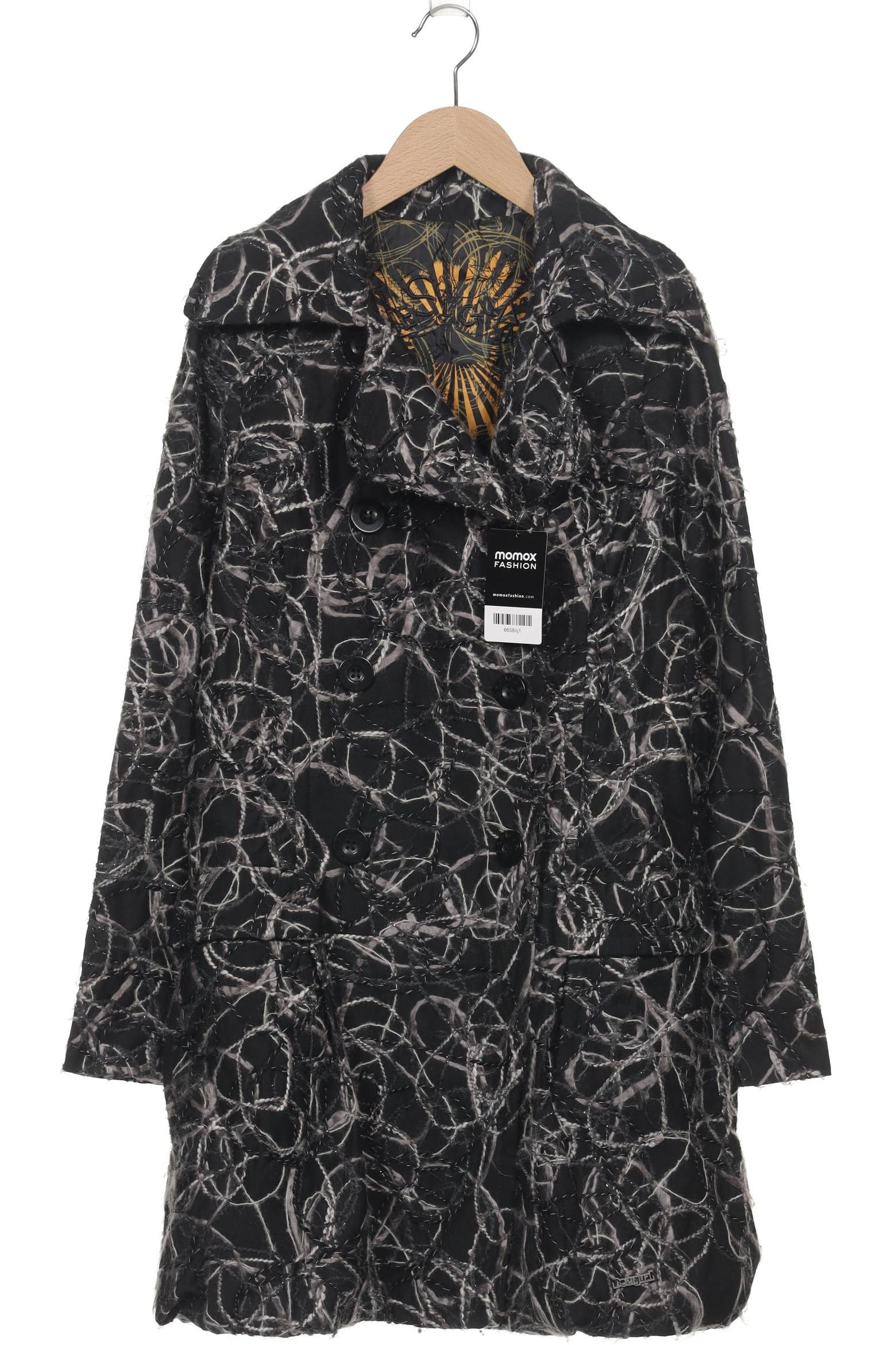 

Desigual Damen Mantel, schwarz, Gr. 38