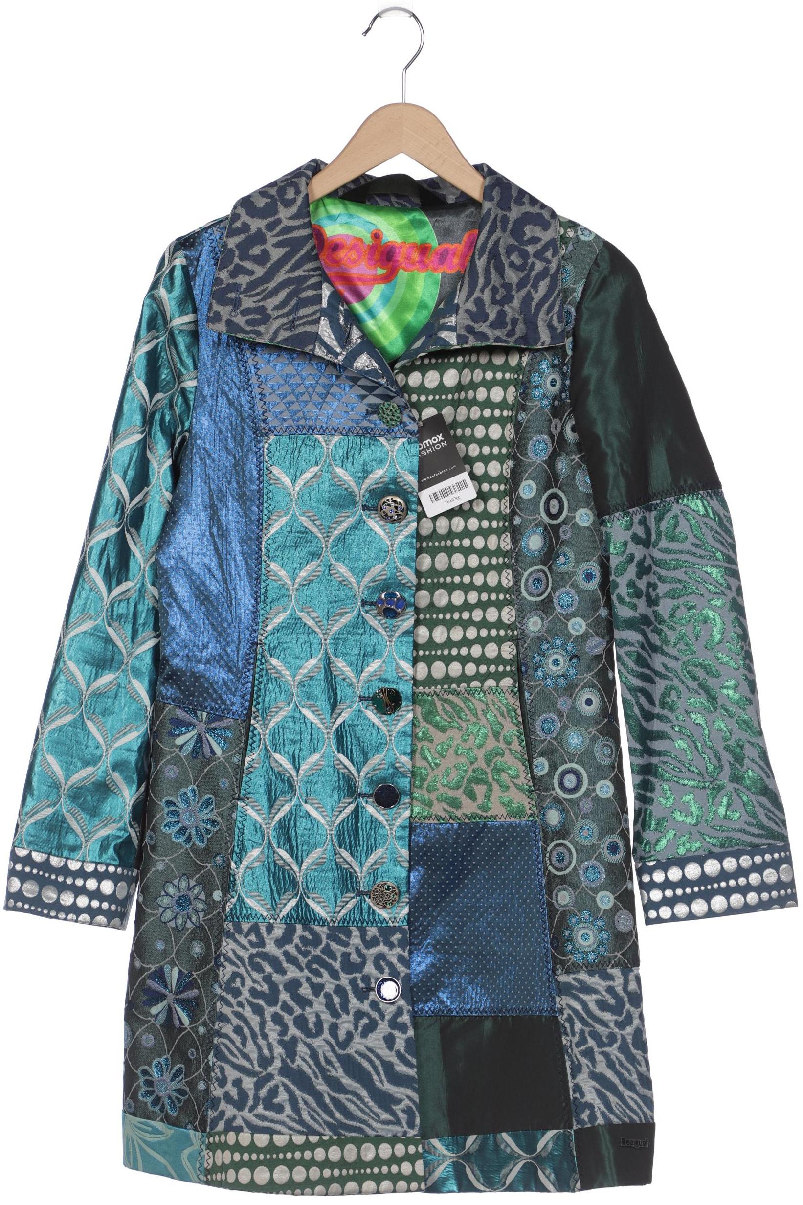 

Desigual Damen Mantel, blau, Gr. 42