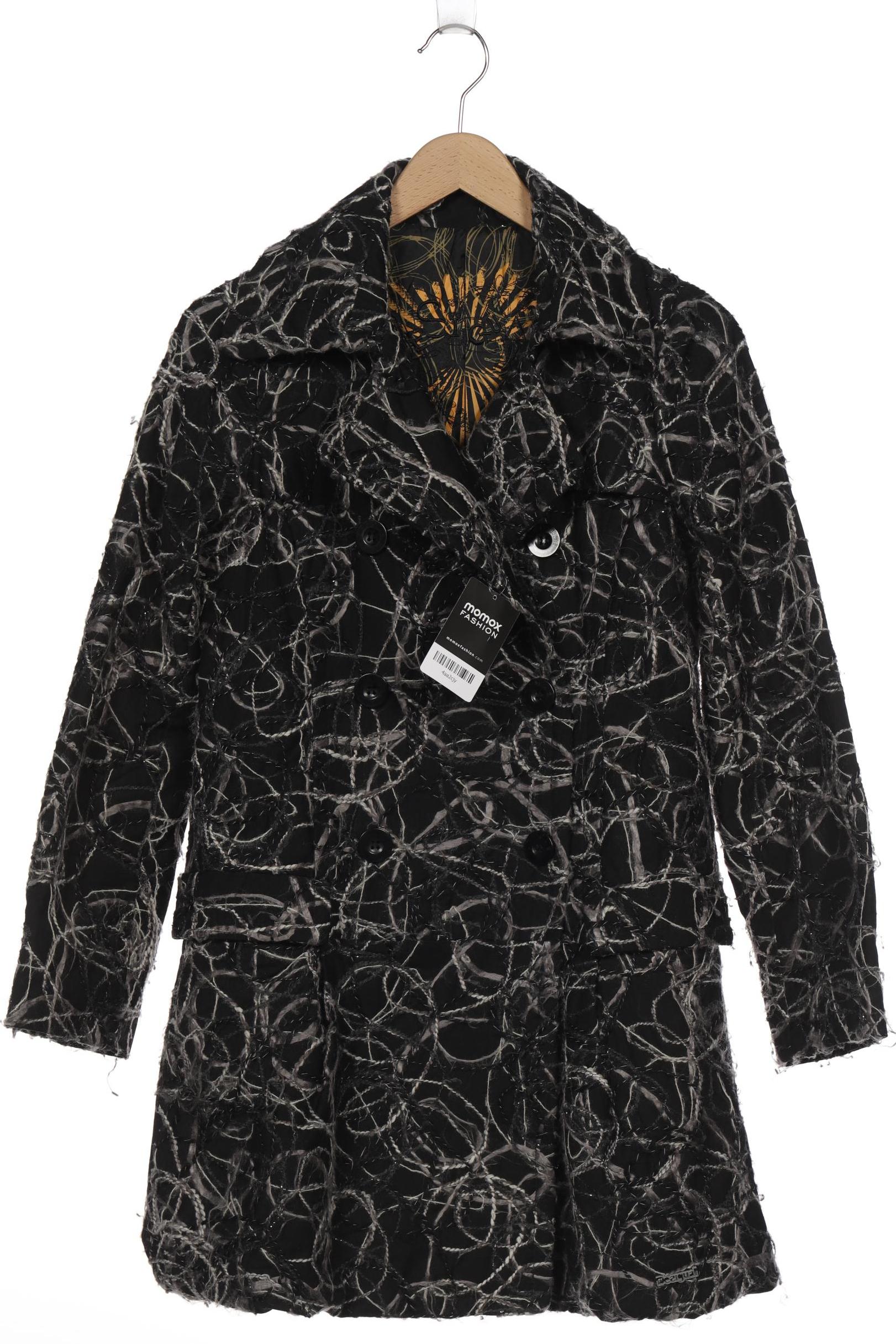 

Desigual Damen Mantel, schwarz, Gr. 38