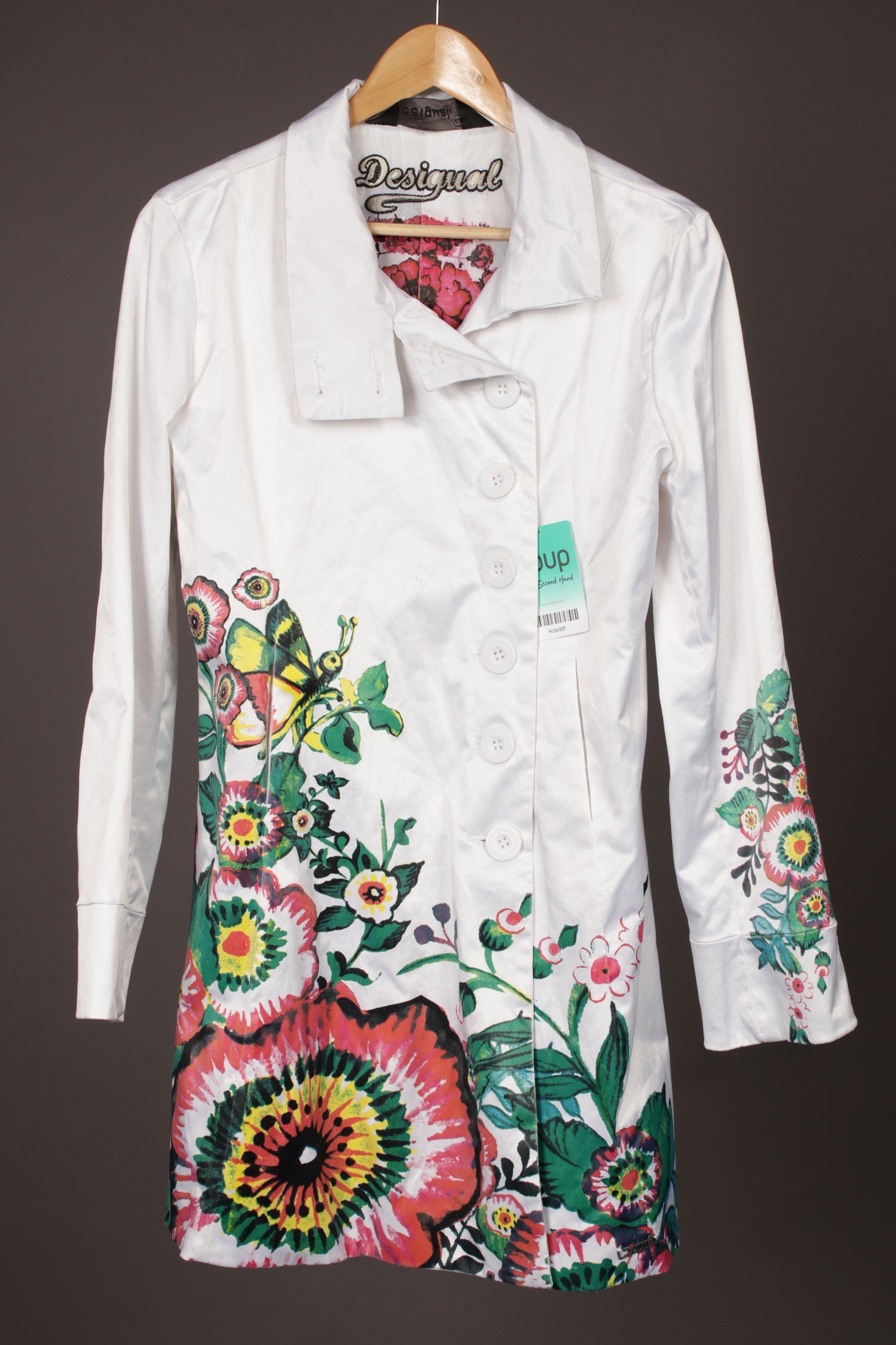 

Desigual Damen Mantel, weiß, Gr. 42