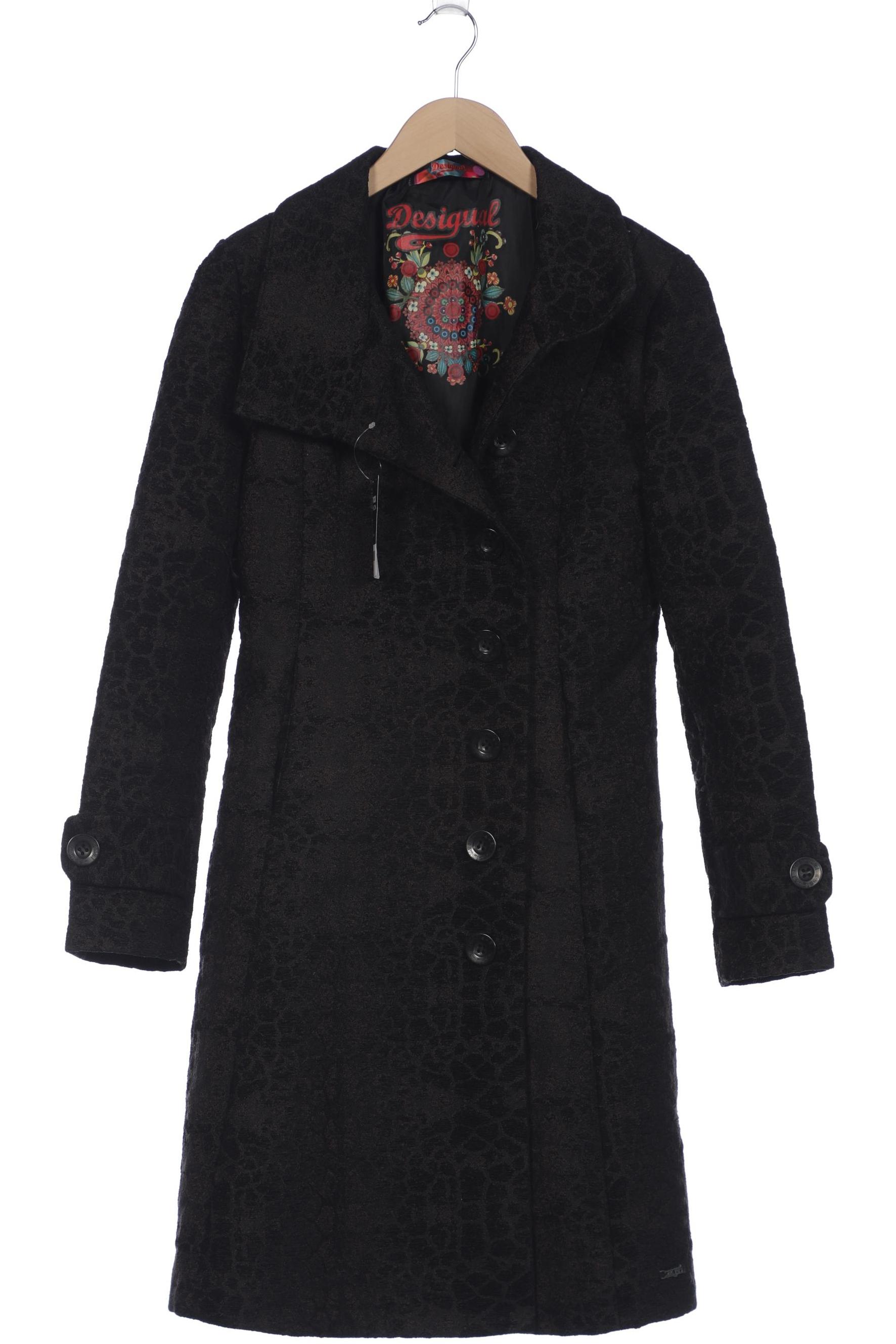 

Desigual Damen Mantel, schwarz, Gr. 42
