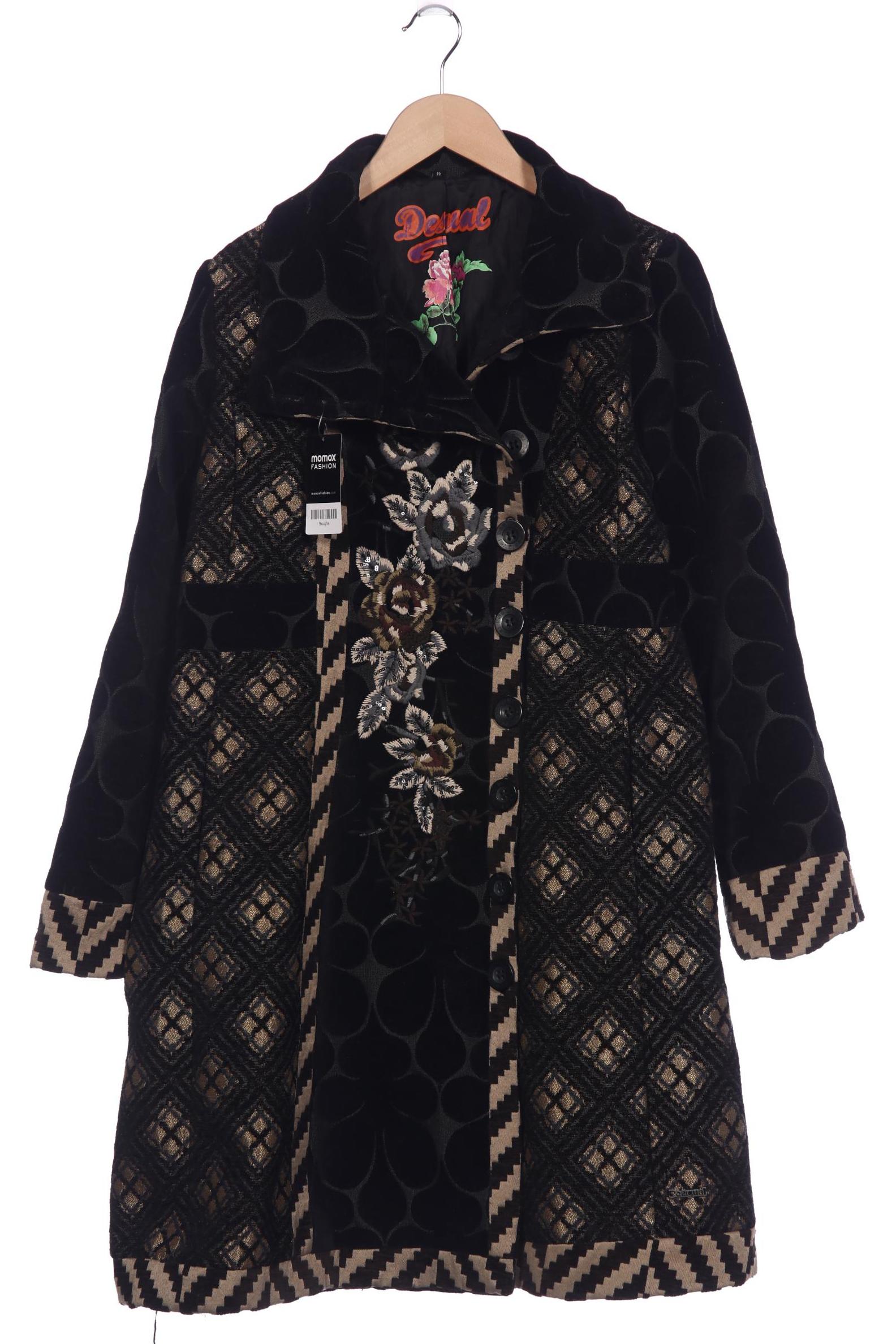 

Desigual Damen Mantel, schwarz, Gr. 44