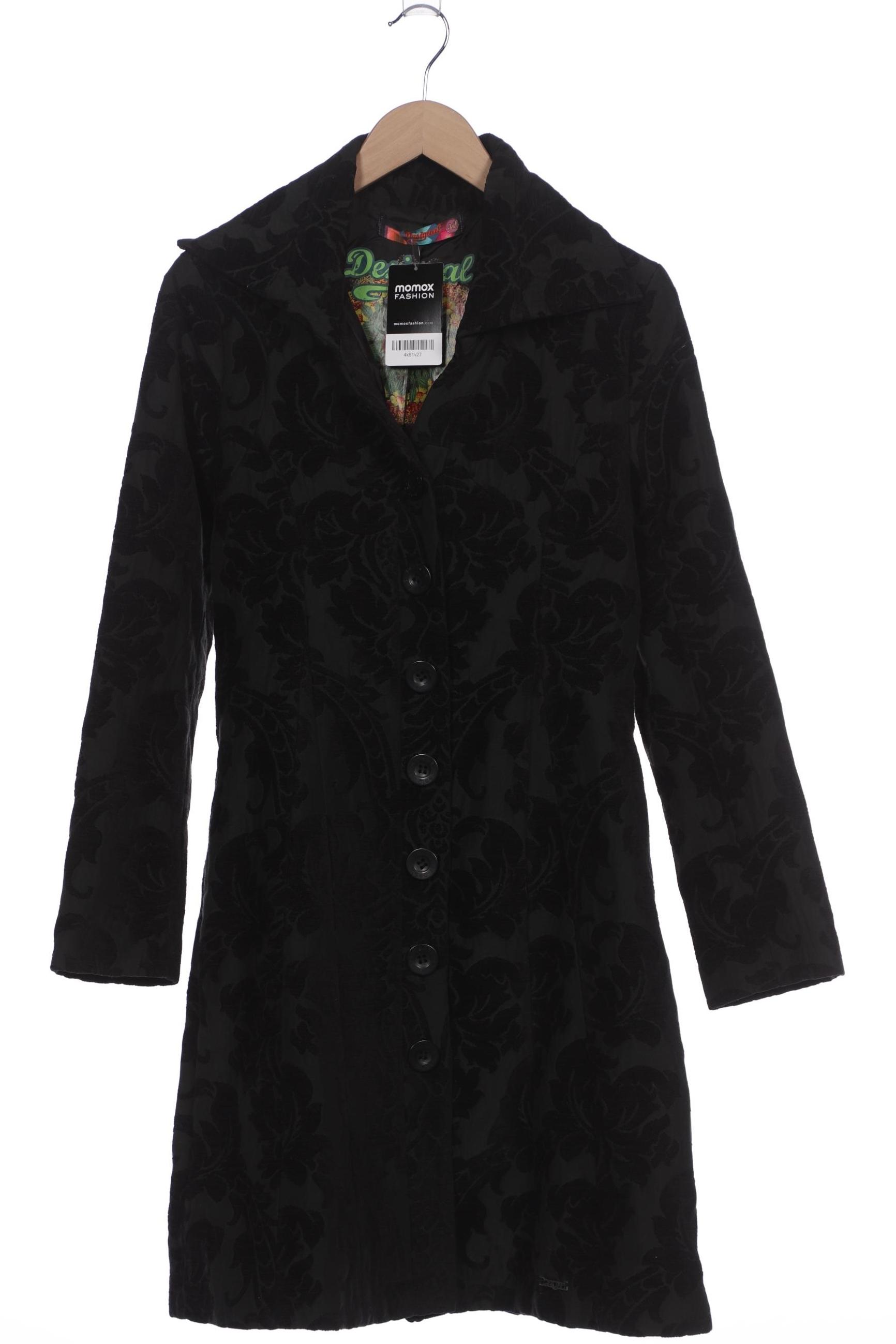 

Desigual Damen Mantel, schwarz, Gr. 40