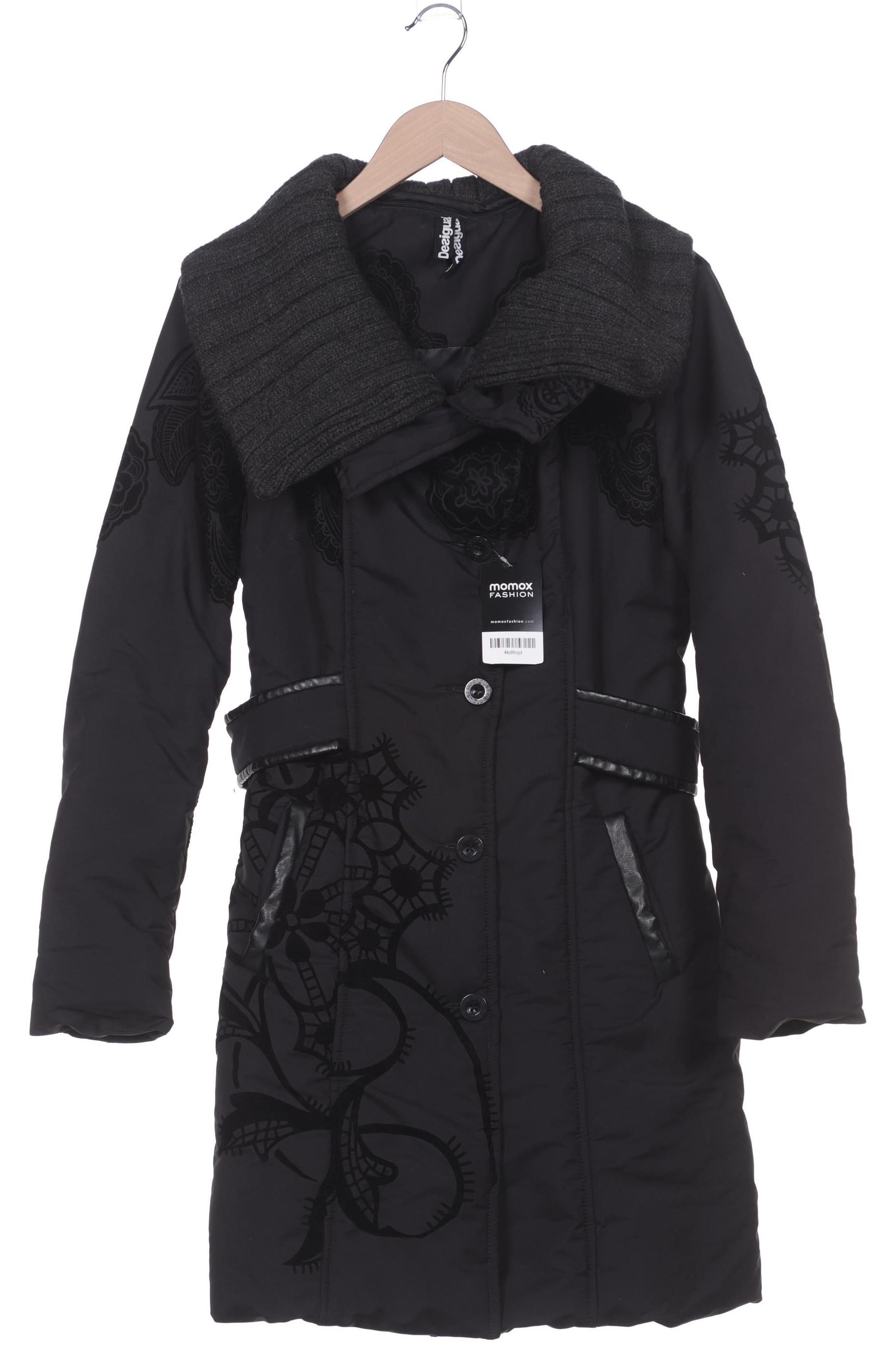 

Desigual Damen Mantel, schwarz, Gr. 42