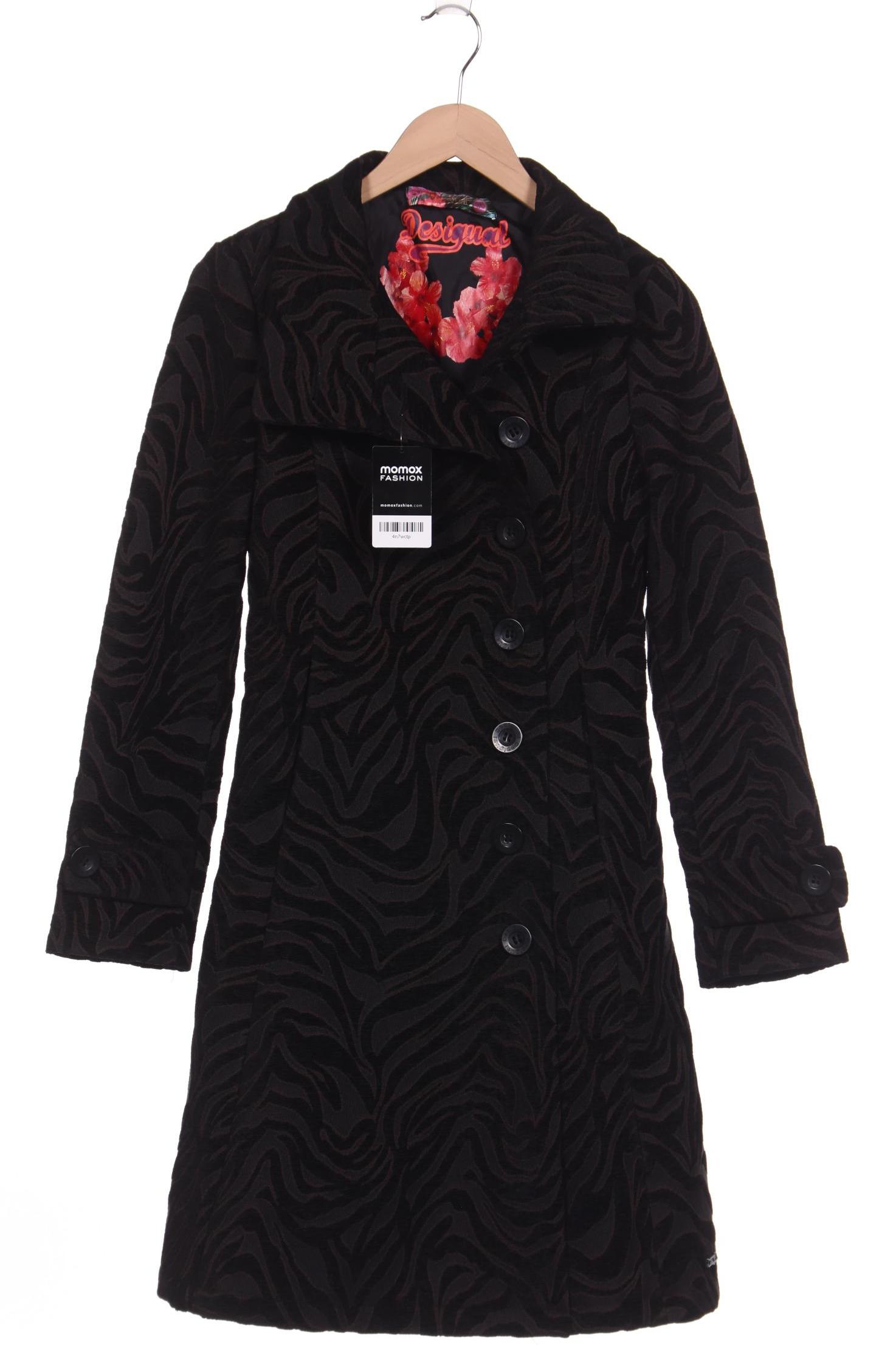 

Desigual Damen Mantel, schwarz