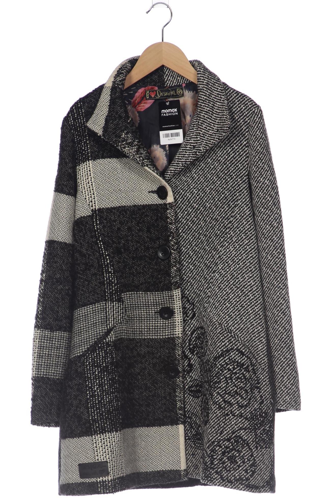 

Desigual Damen Mantel, schwarz, Gr. 38