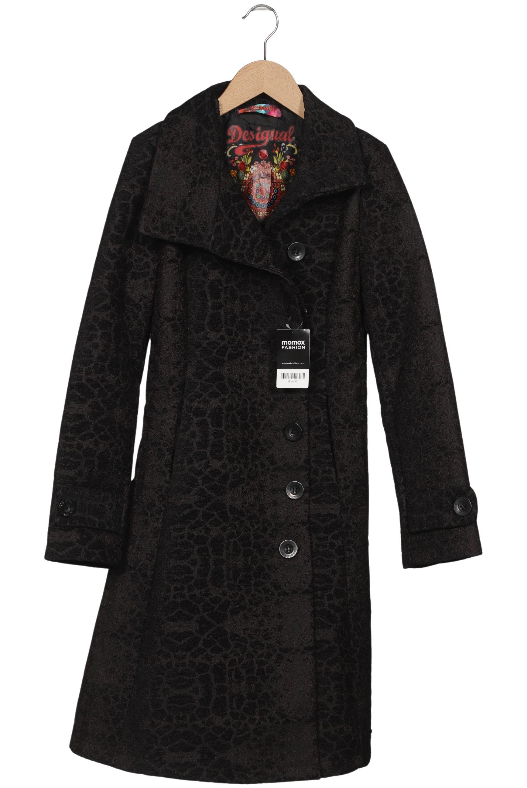 

Desigual Damen Mantel, schwarz, Gr. 36