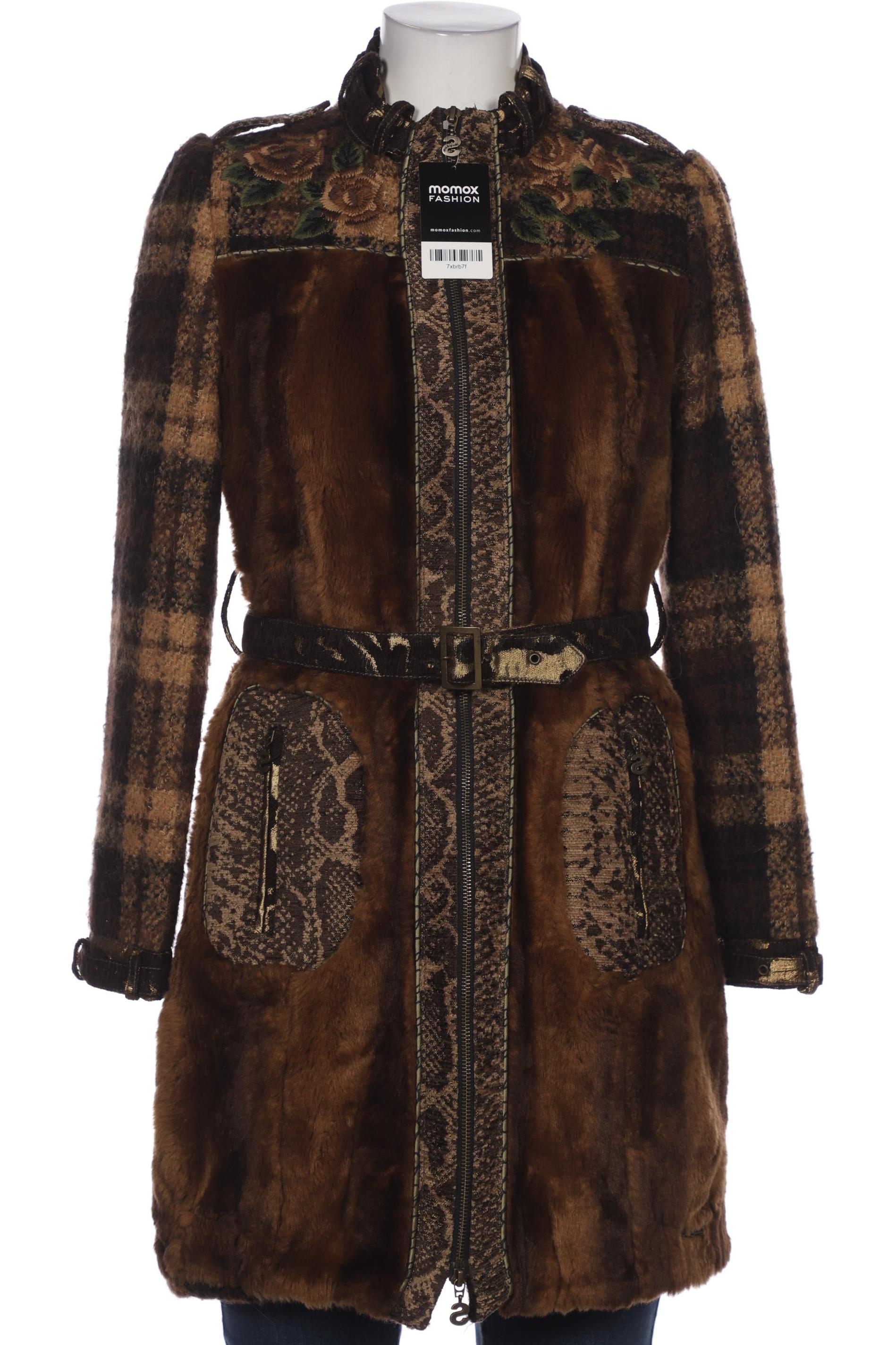 

Desigual Damen Mantel, braun, Gr. 40