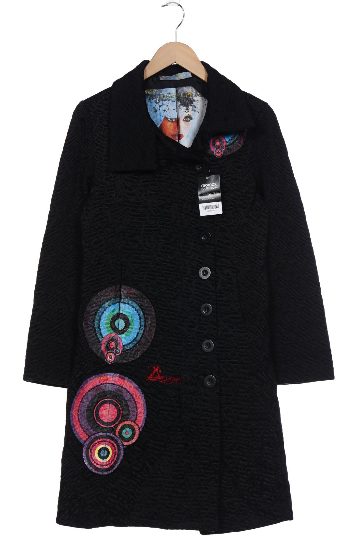 

Desigual Damen Mantel, schwarz