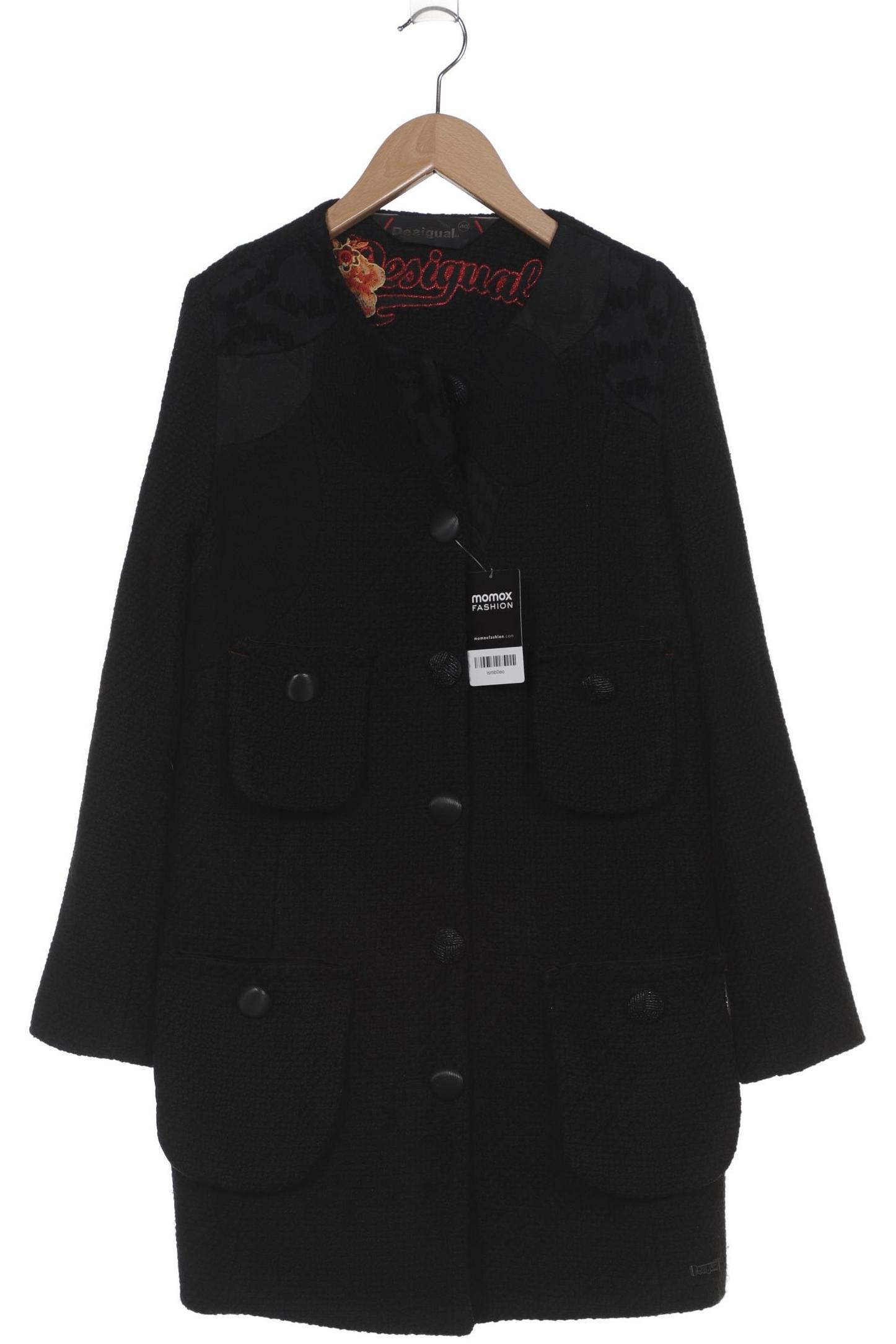 

Desigual Damen Mantel, schwarz, Gr. 40