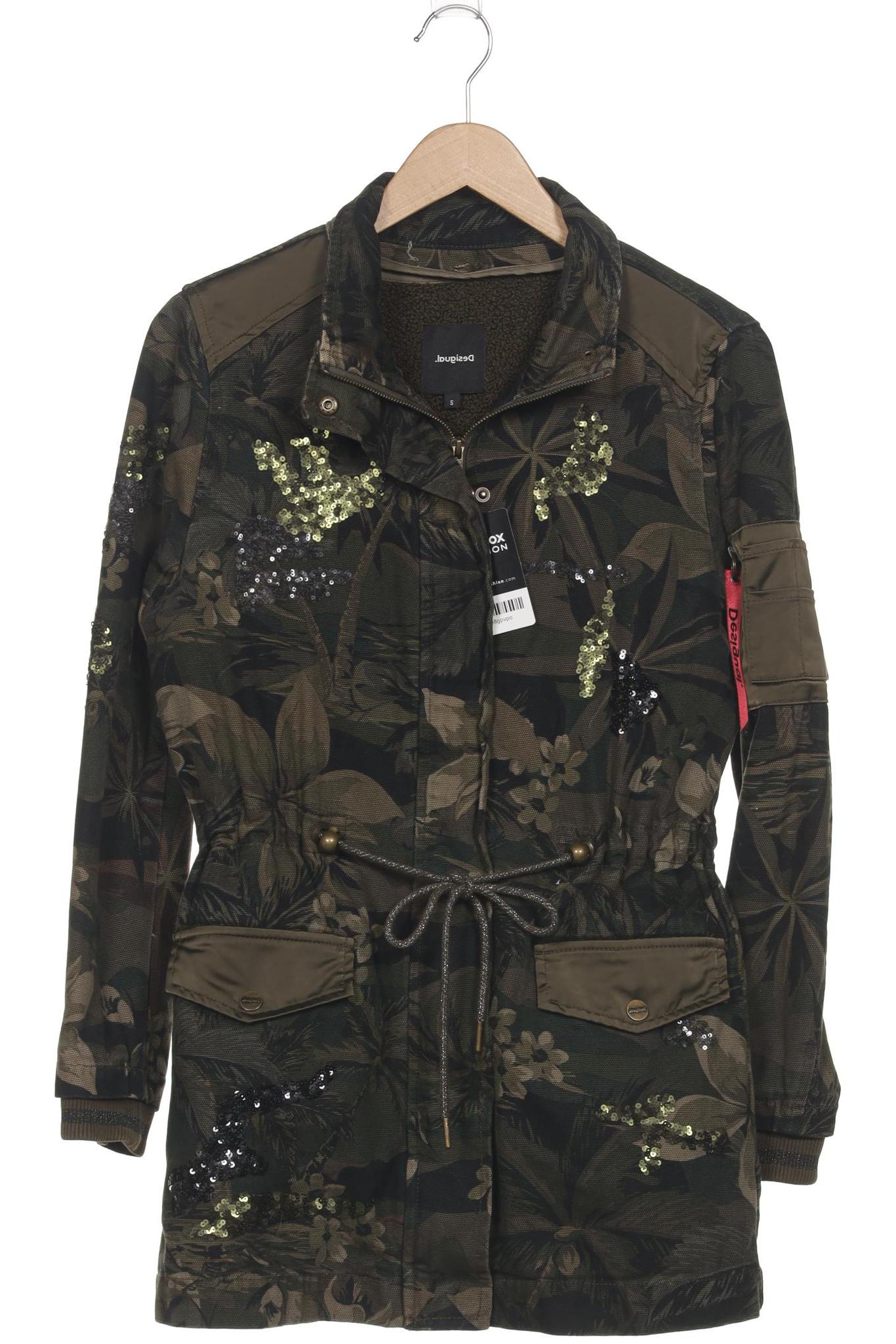 

Desigual Damen Mantel, grün, Gr. 36