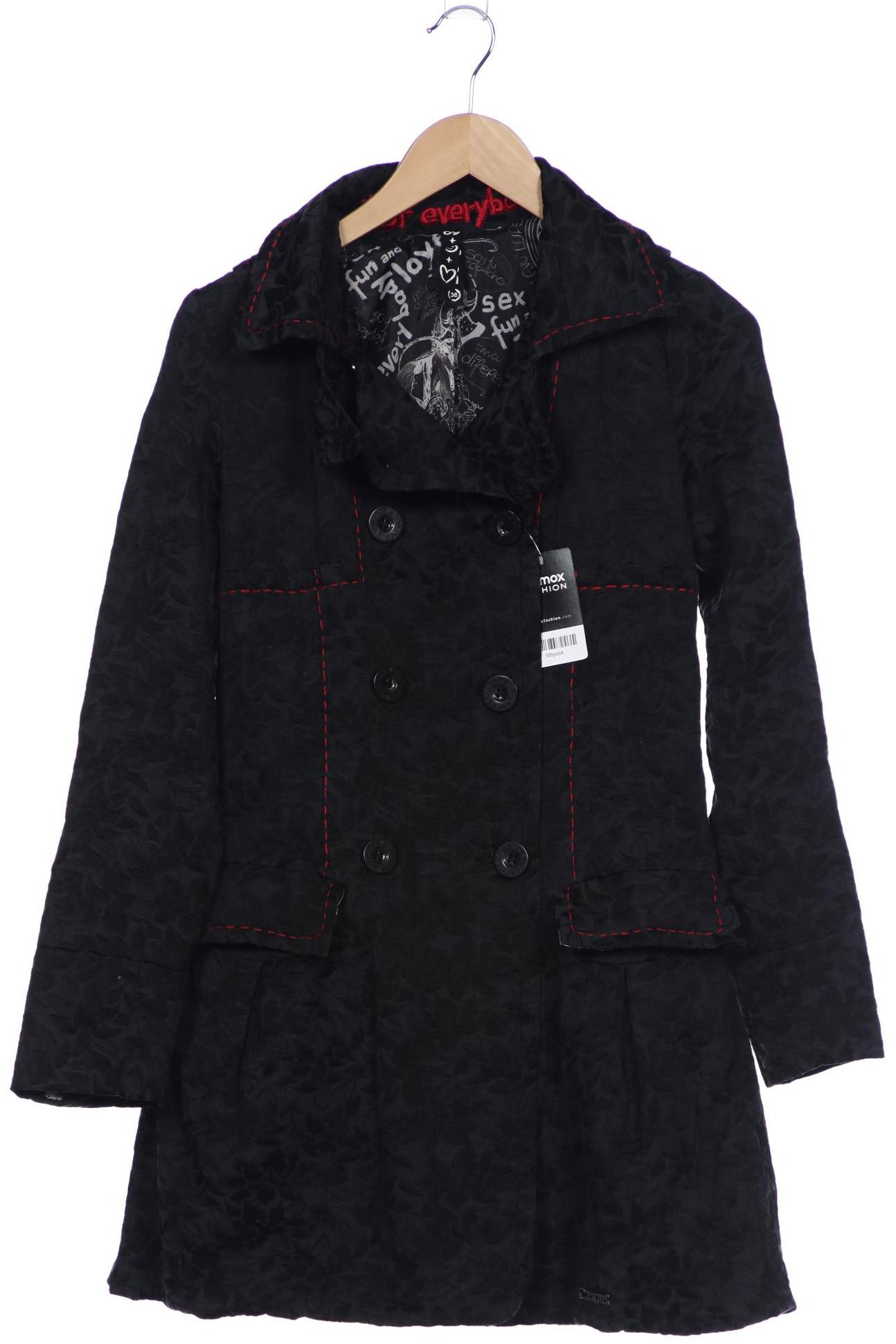 

Desigual Damen Mantel, schwarz, Gr. 38