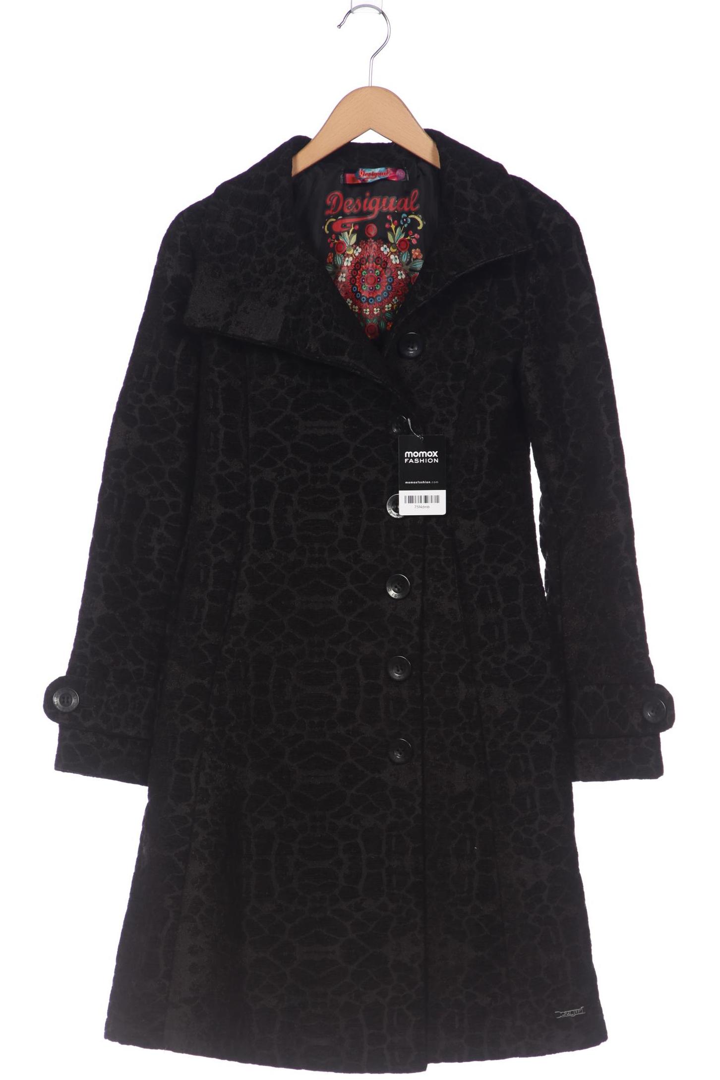 

Desigual Damen Mantel, schwarz, Gr. 38