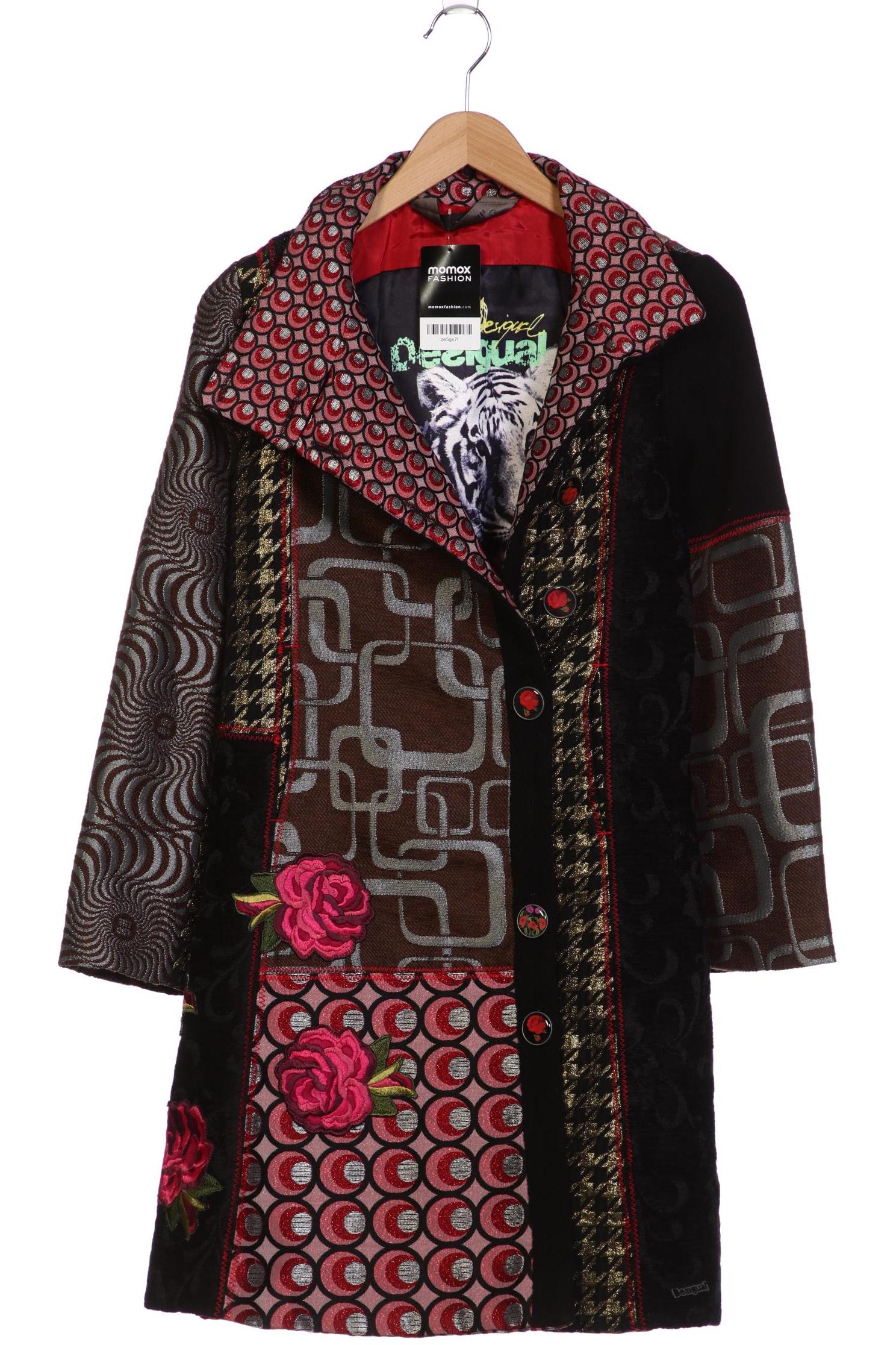 

Desigual Damen Mantel, schwarz, Gr. 38