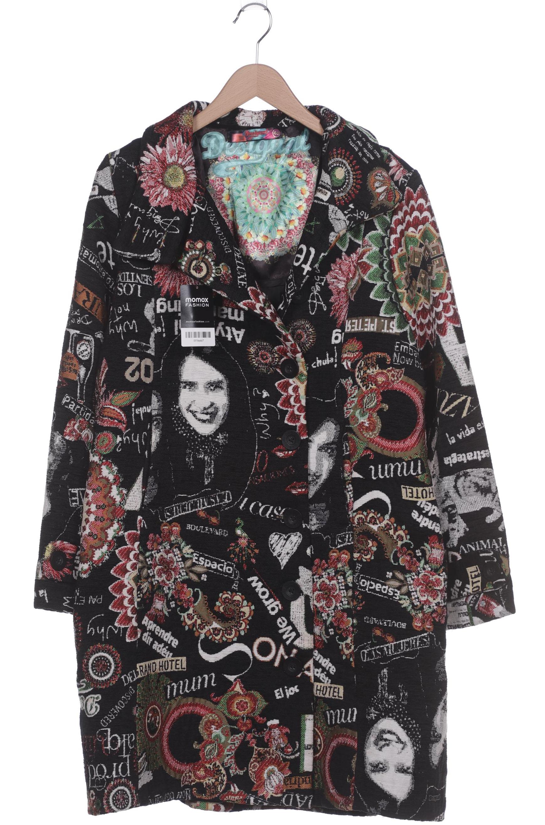 

Desigual Damen Mantel, schwarz, Gr. 48