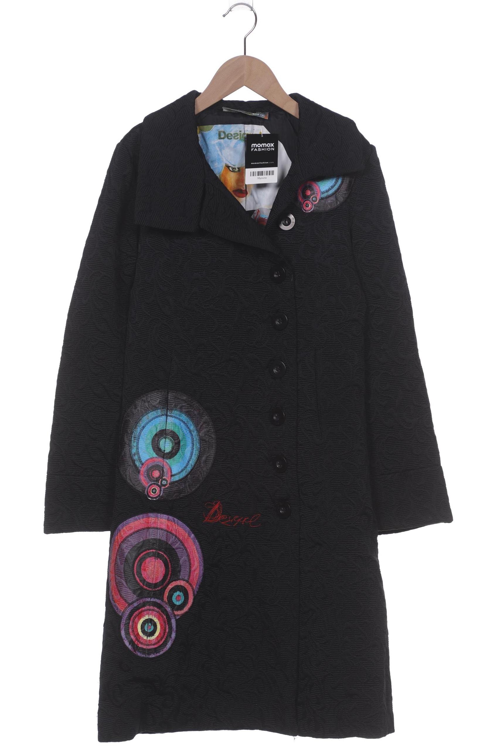 

Desigual Damen Mantel, schwarz, Gr. 38