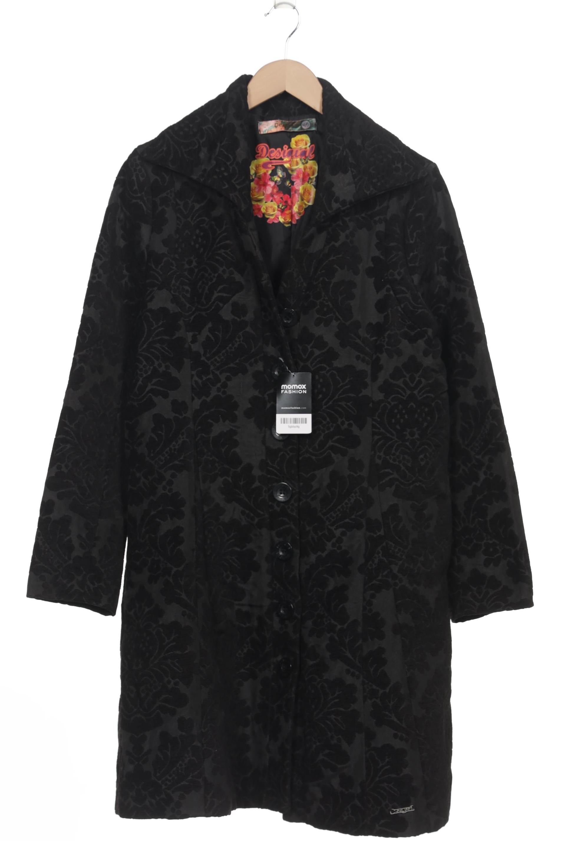 

Desigual Damen Mantel, schwarz, Gr. 46