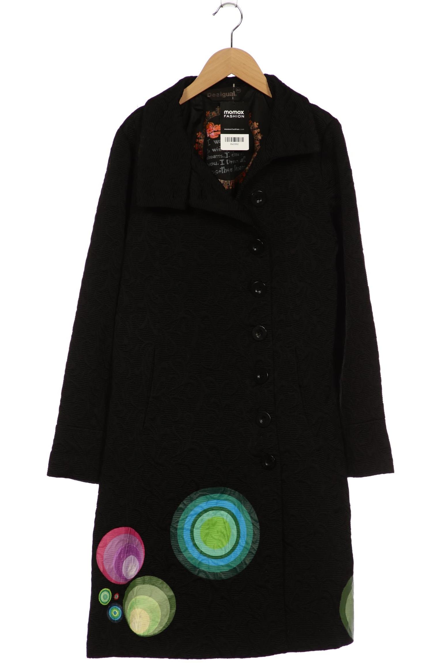 

Desigual Damen Mantel, schwarz, Gr. 42