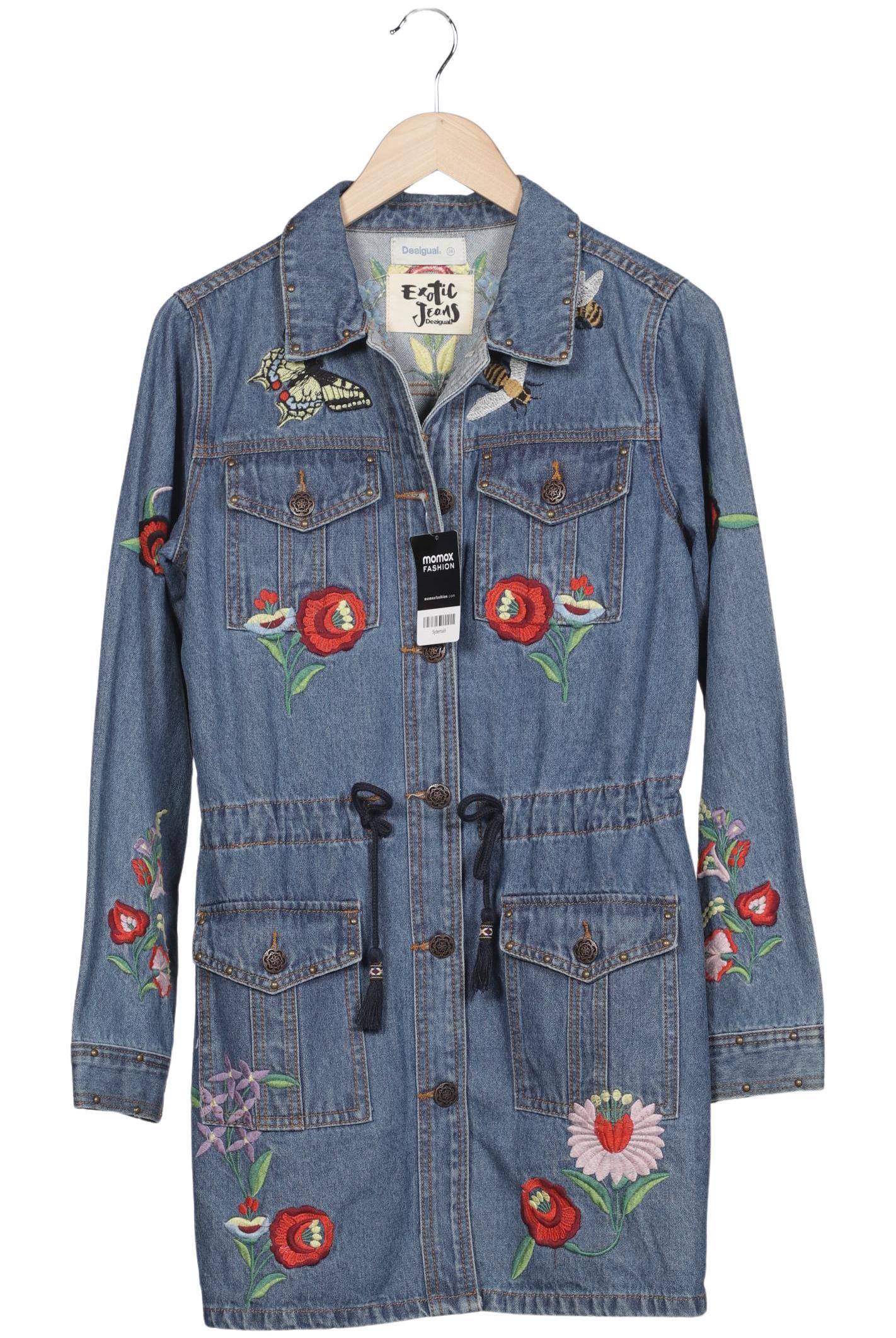 

Desigual Damen Mantel, blau, Gr. 38