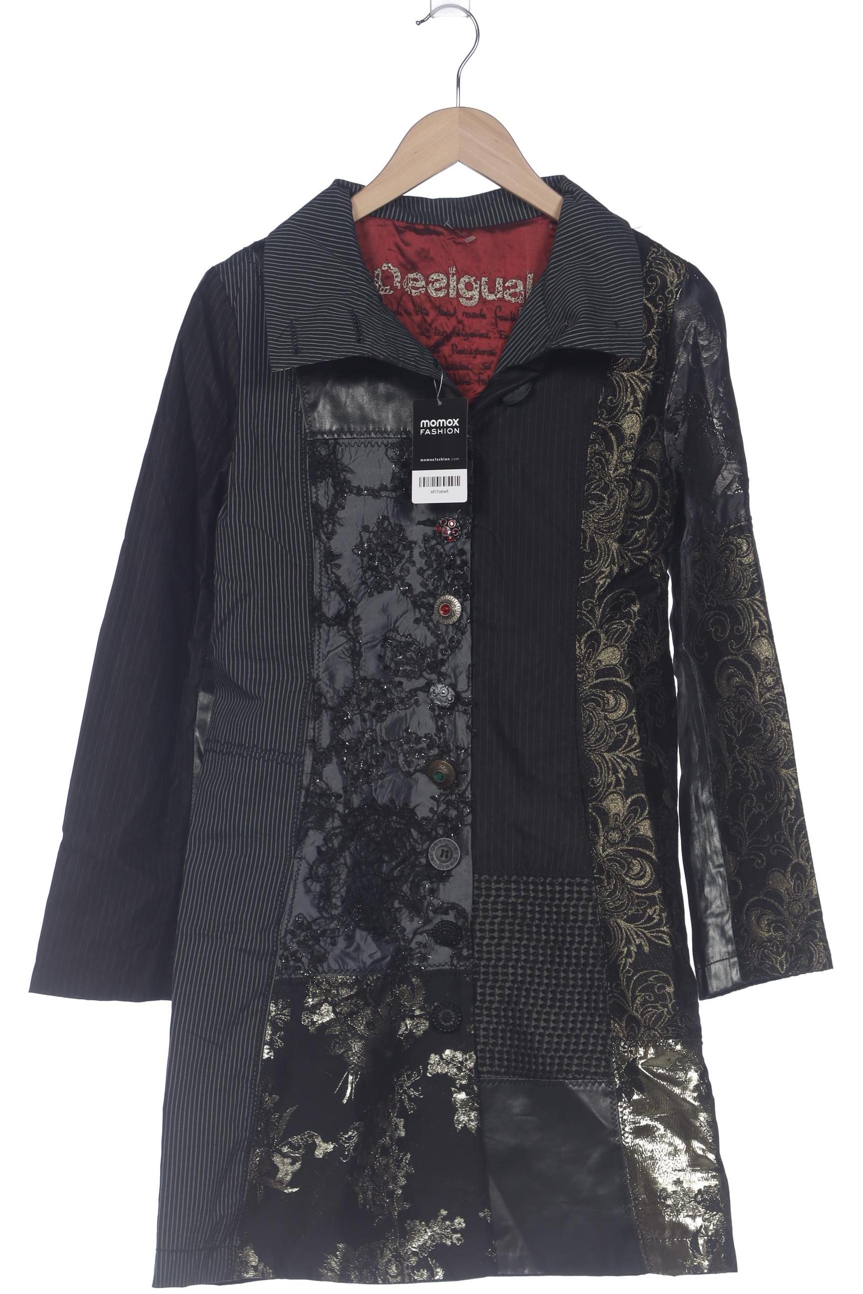 

Desigual Damen Mantel, schwarz, Gr. 42