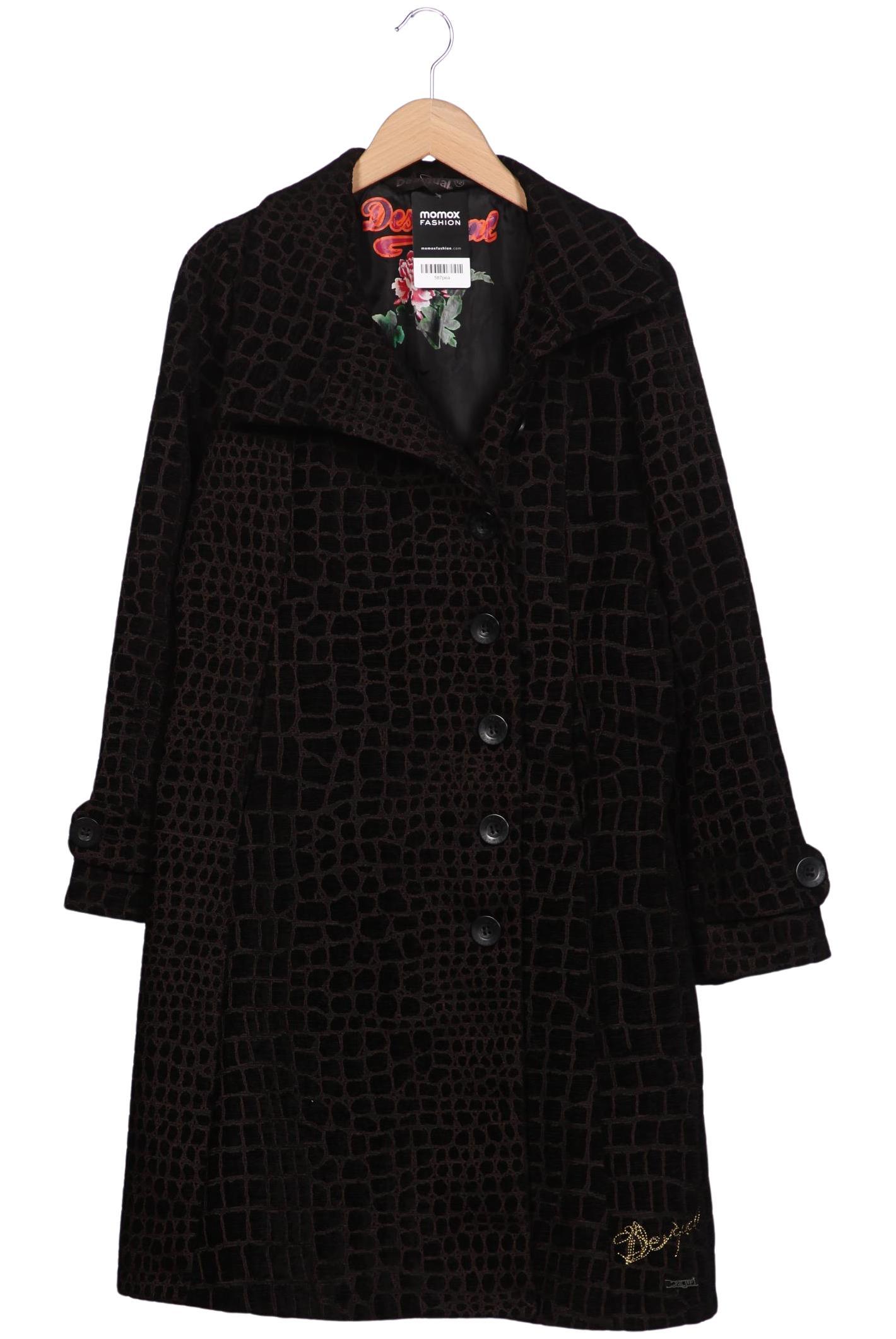 

Desigual Damen Mantel, schwarz, Gr. 42