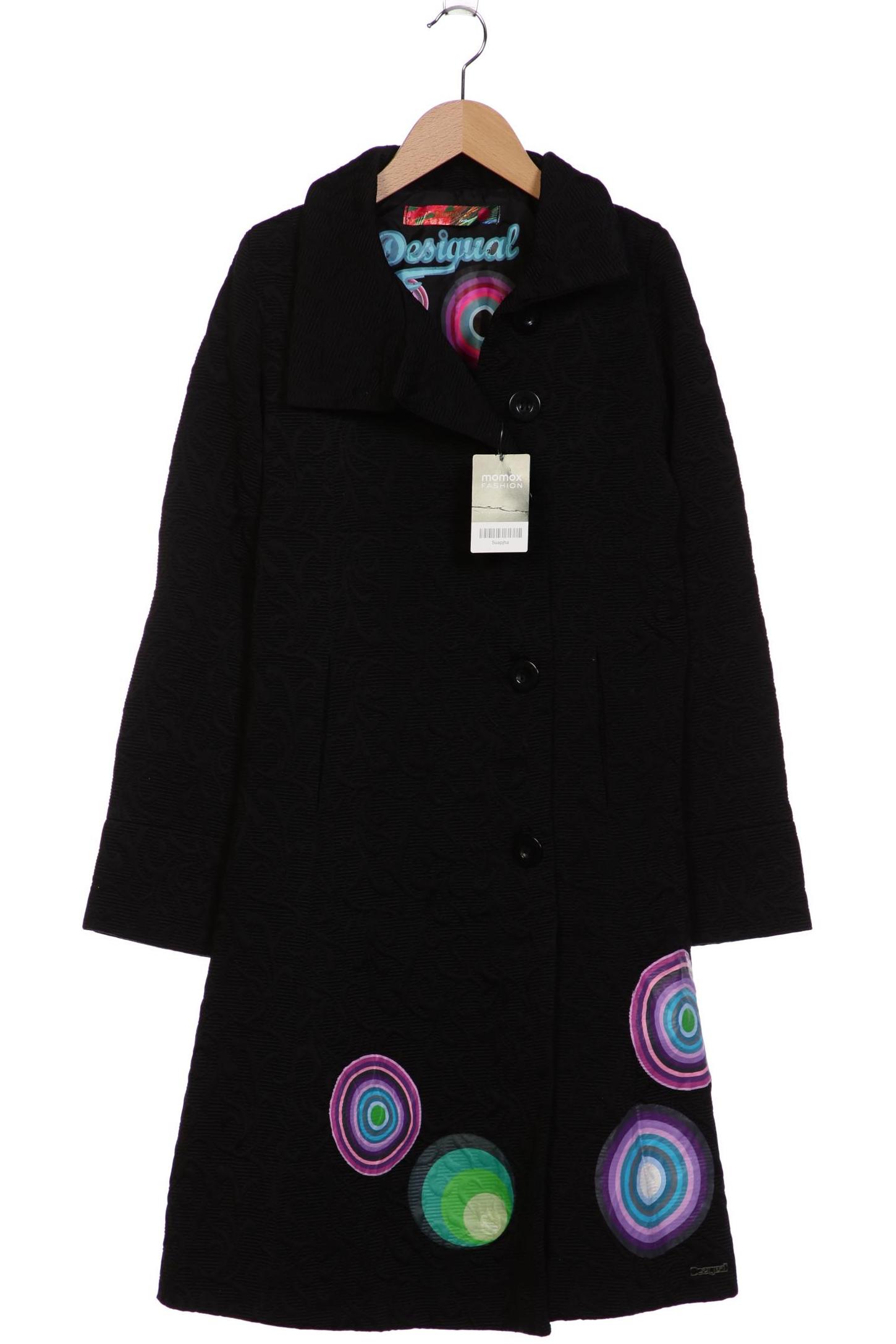 

Desigual Damen Mantel, schwarz, Gr. 38