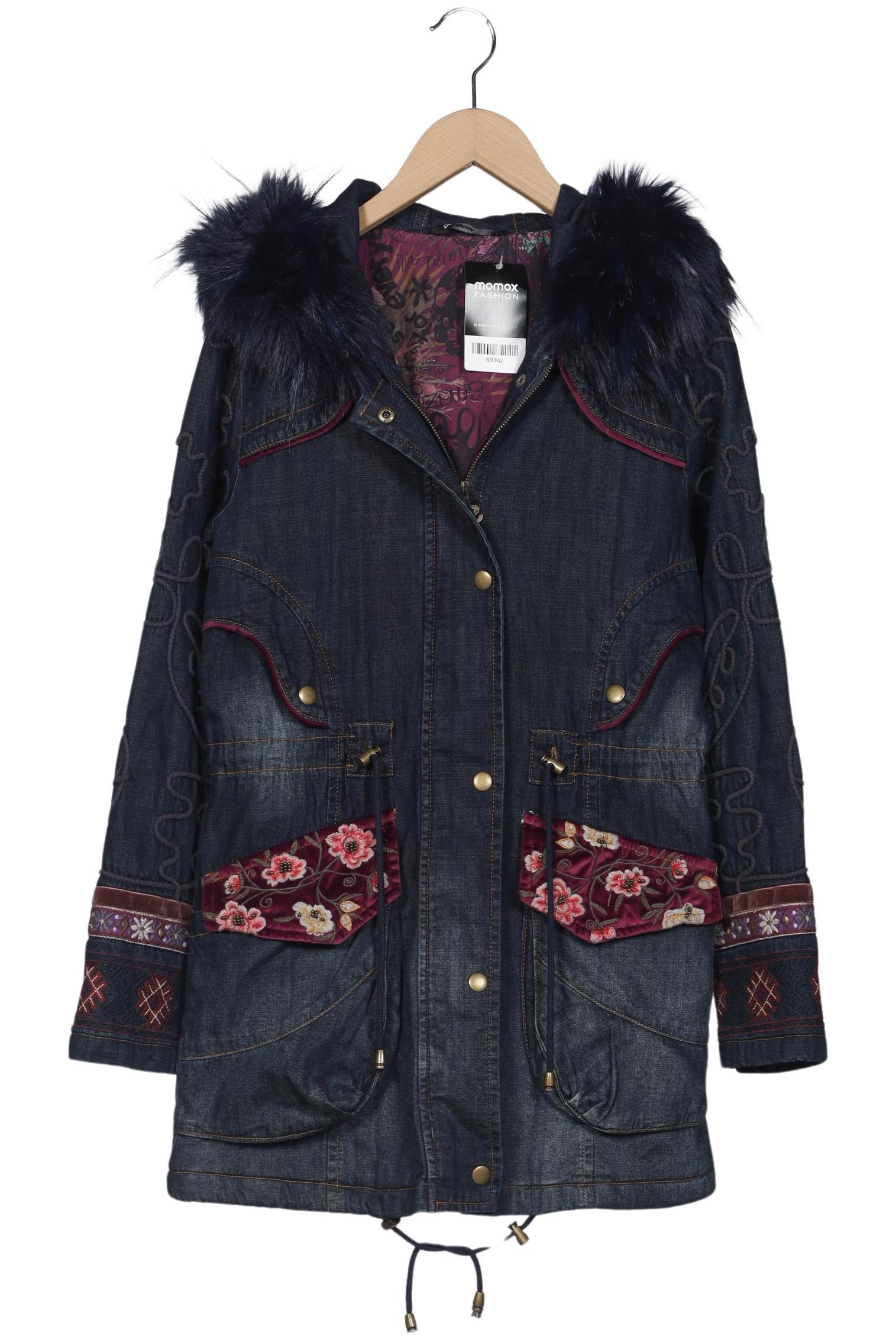 

Desigual Damen Mantel, marineblau, Gr. 34