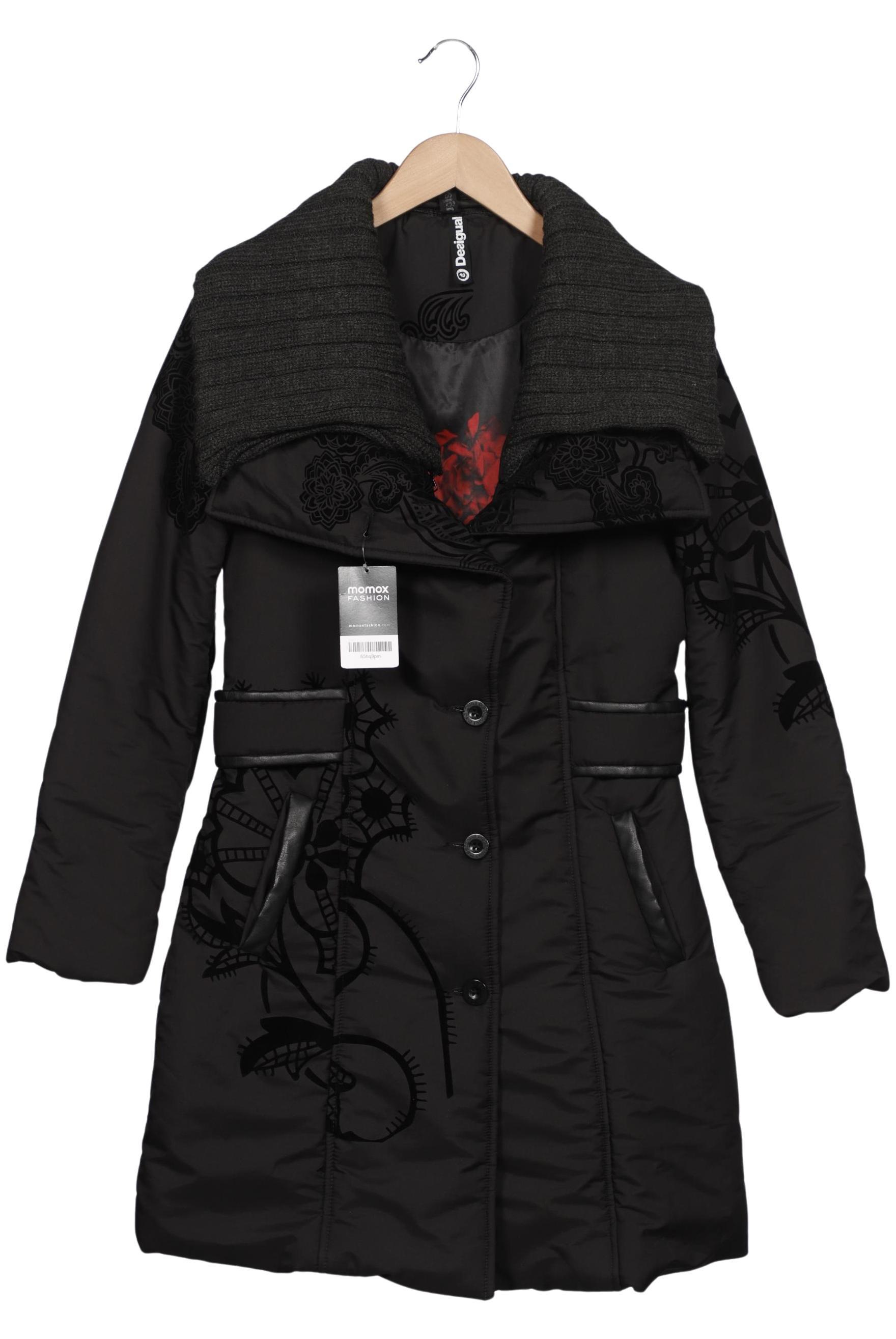 

Desigual Damen Mantel, schwarz, Gr. 40