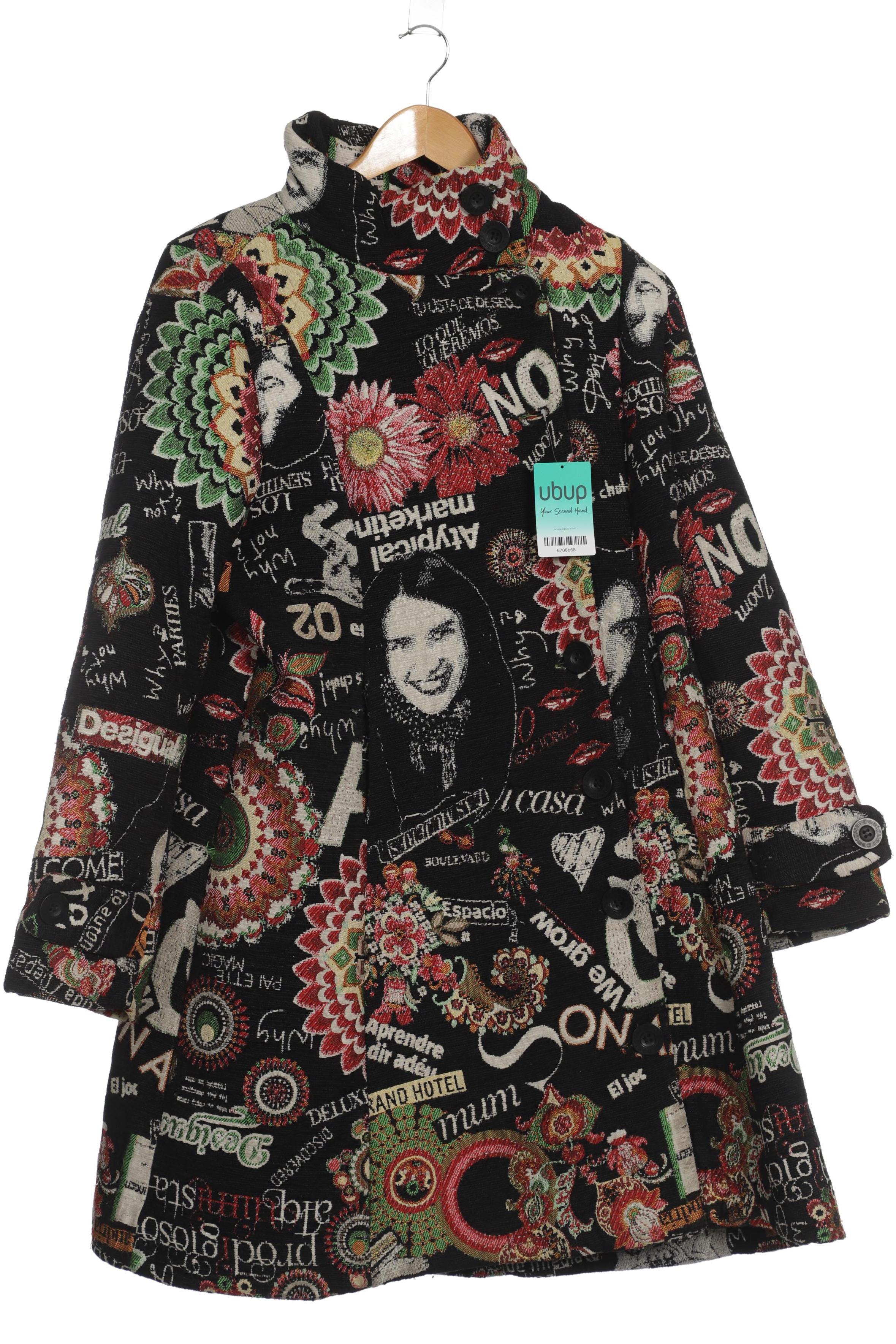 

Desigual Damen Mantel, schwarz, Gr. 46