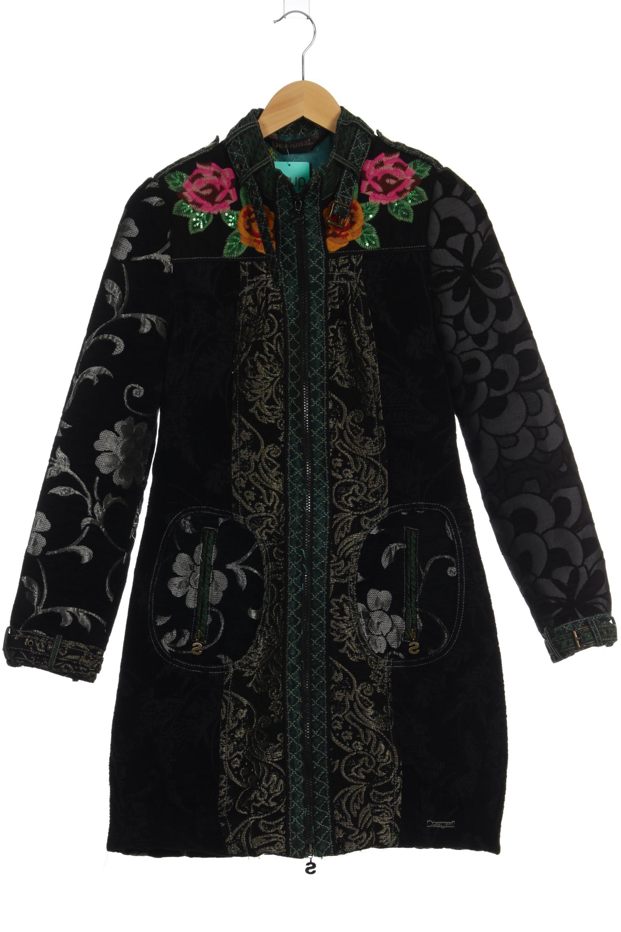 

Desigual Damen Mantel, schwarz, Gr. 40