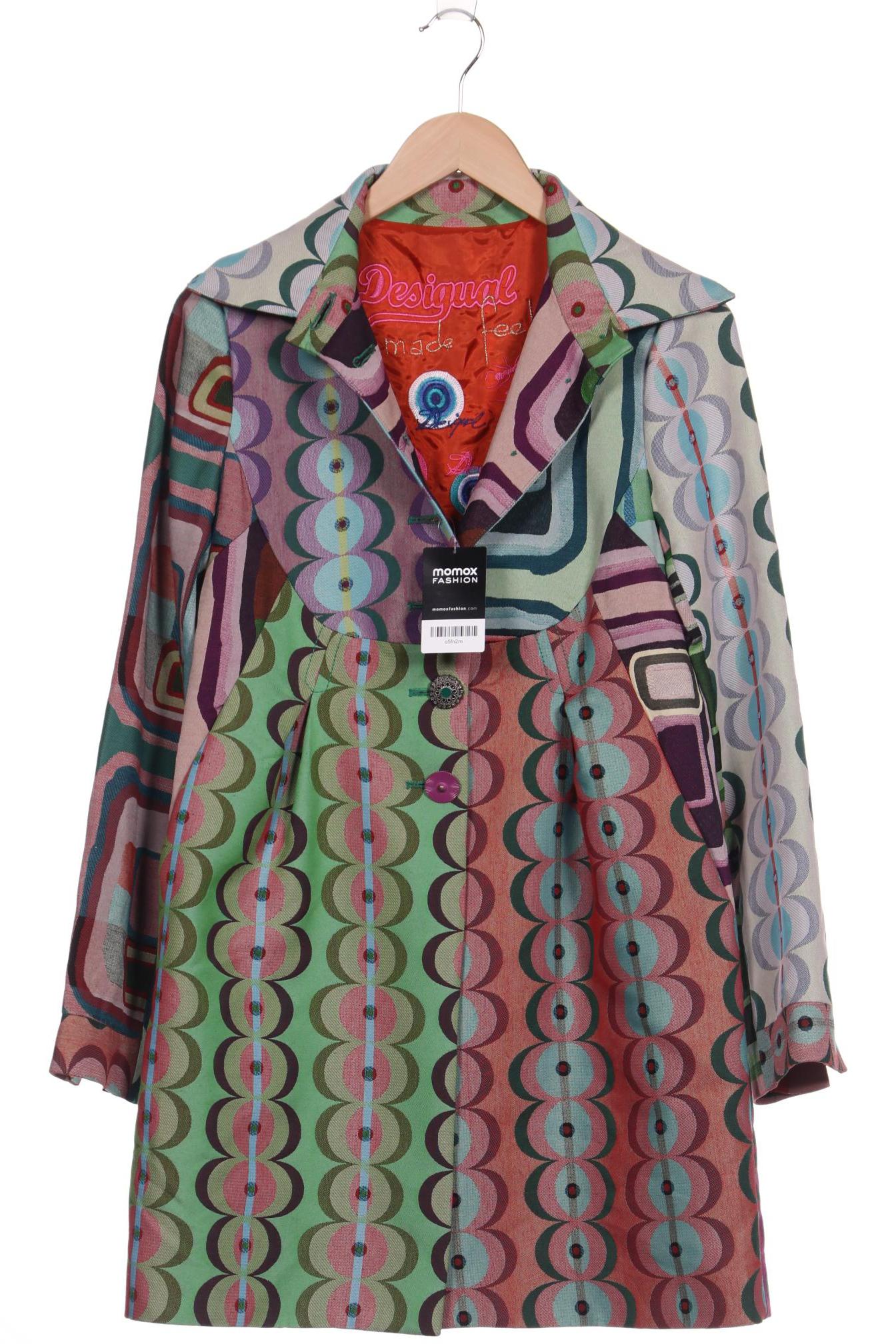 

Desigual Damen Mantel, mehrfarbig, Gr. 40