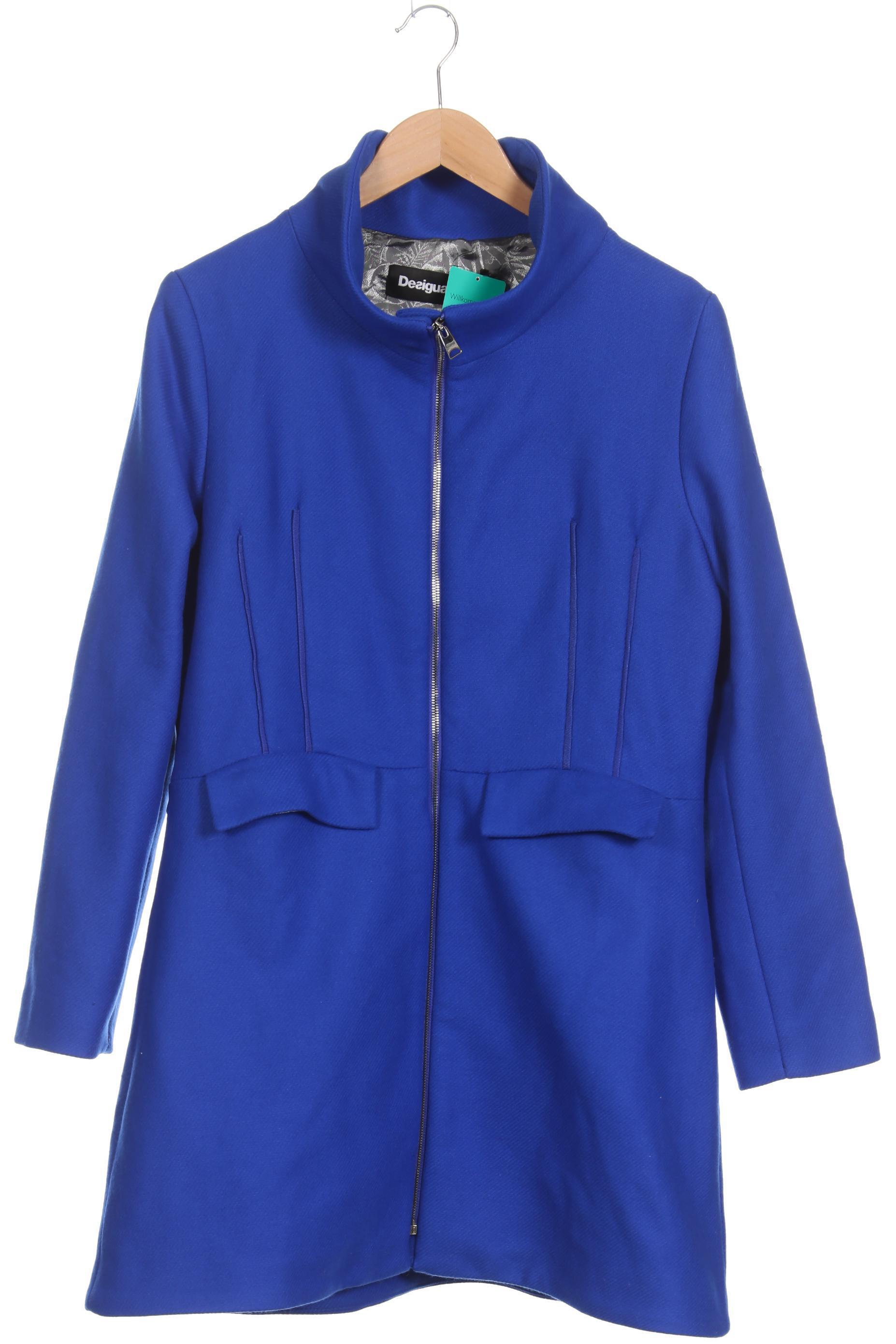 

Desigual Damen Mantel, blau, Gr. 46