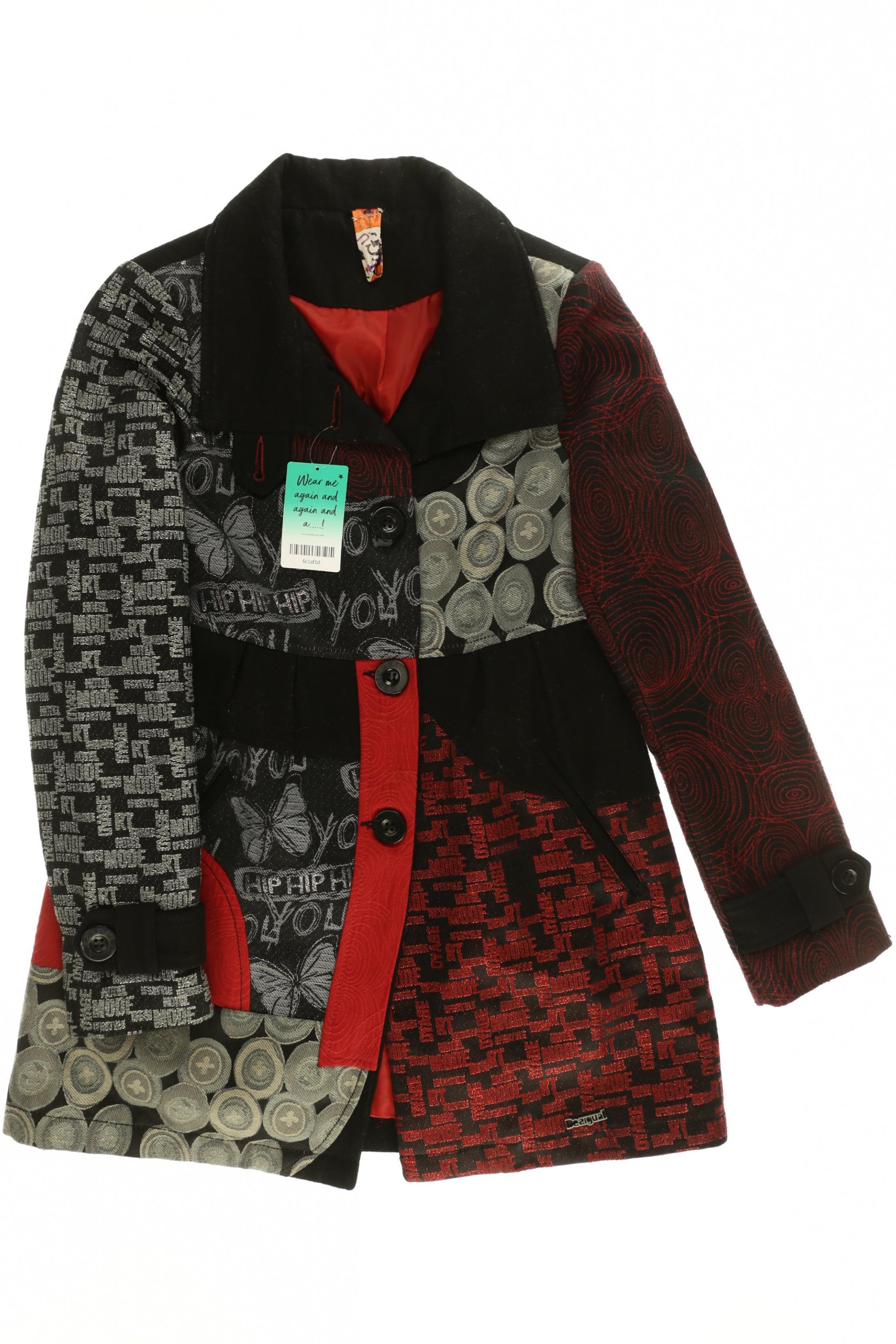 

Desigual Damen Mantel, schwarz, Gr. 36