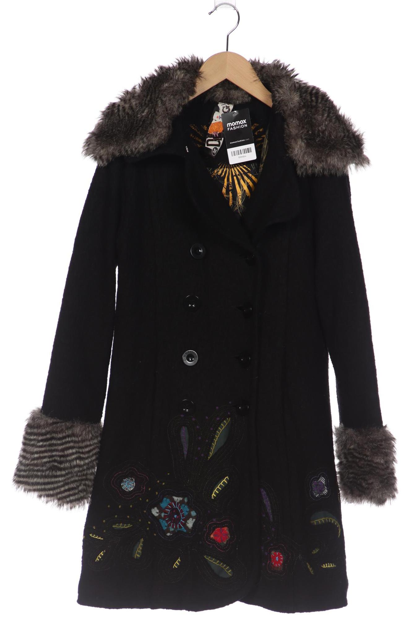 

Desigual Damen Mantel, schwarz