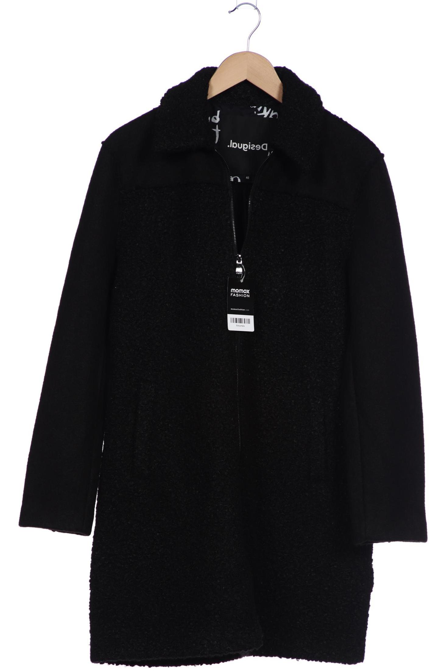 

Desigual Damen Mantel, schwarz, Gr. 40