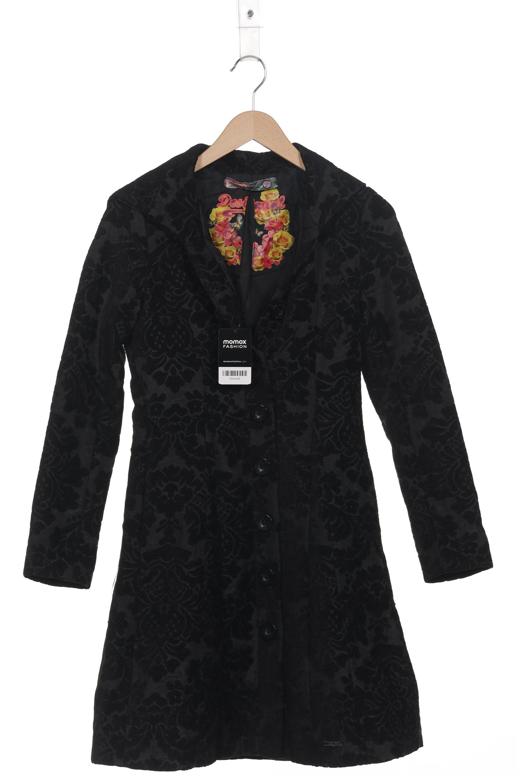 

Desigual Damen Mantel, schwarz, Gr. 36