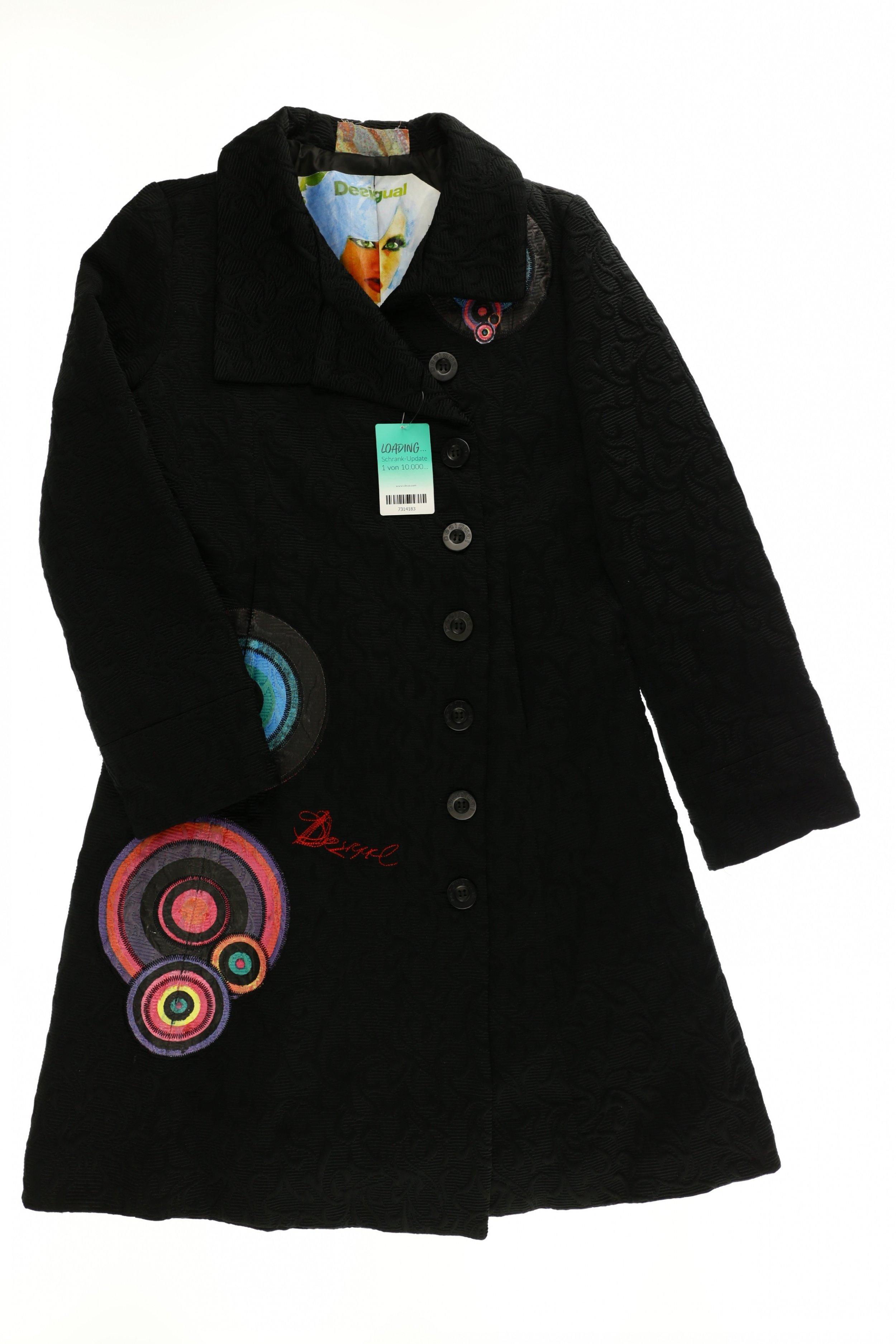 

Desigual Damen Mantel, schwarz, Gr. 42