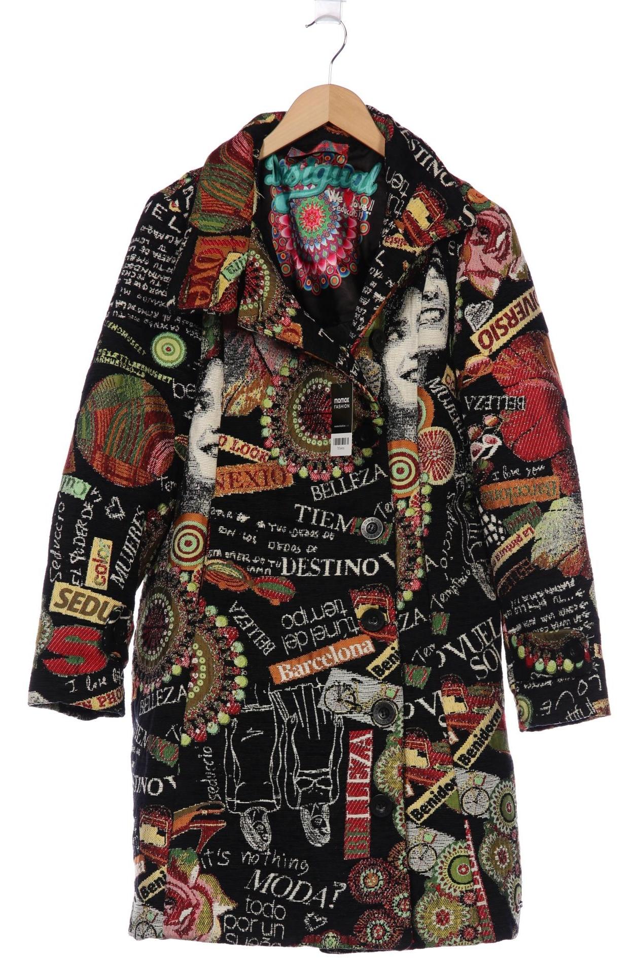 

Desigual Damen Mantel, schwarz, Gr. 46
