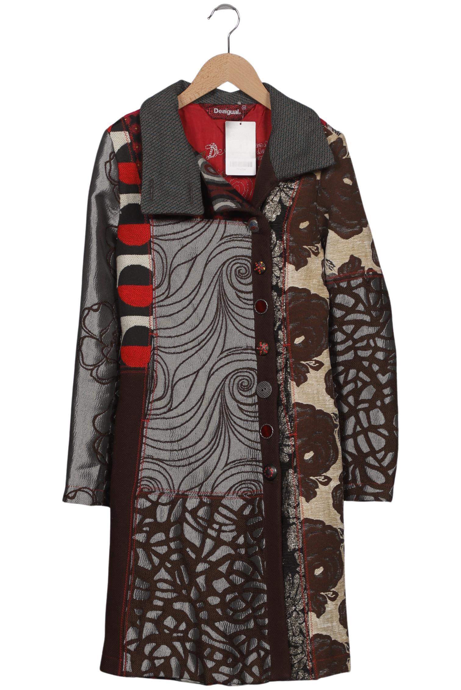 

Desigual Damen Mantel, mehrfarbig, Gr. 36