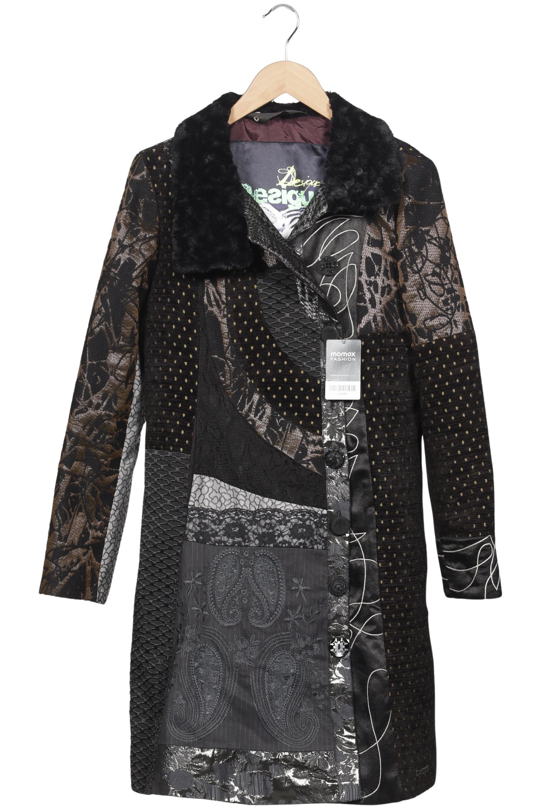 

Desigual Damen Mantel, schwarz, Gr. 42