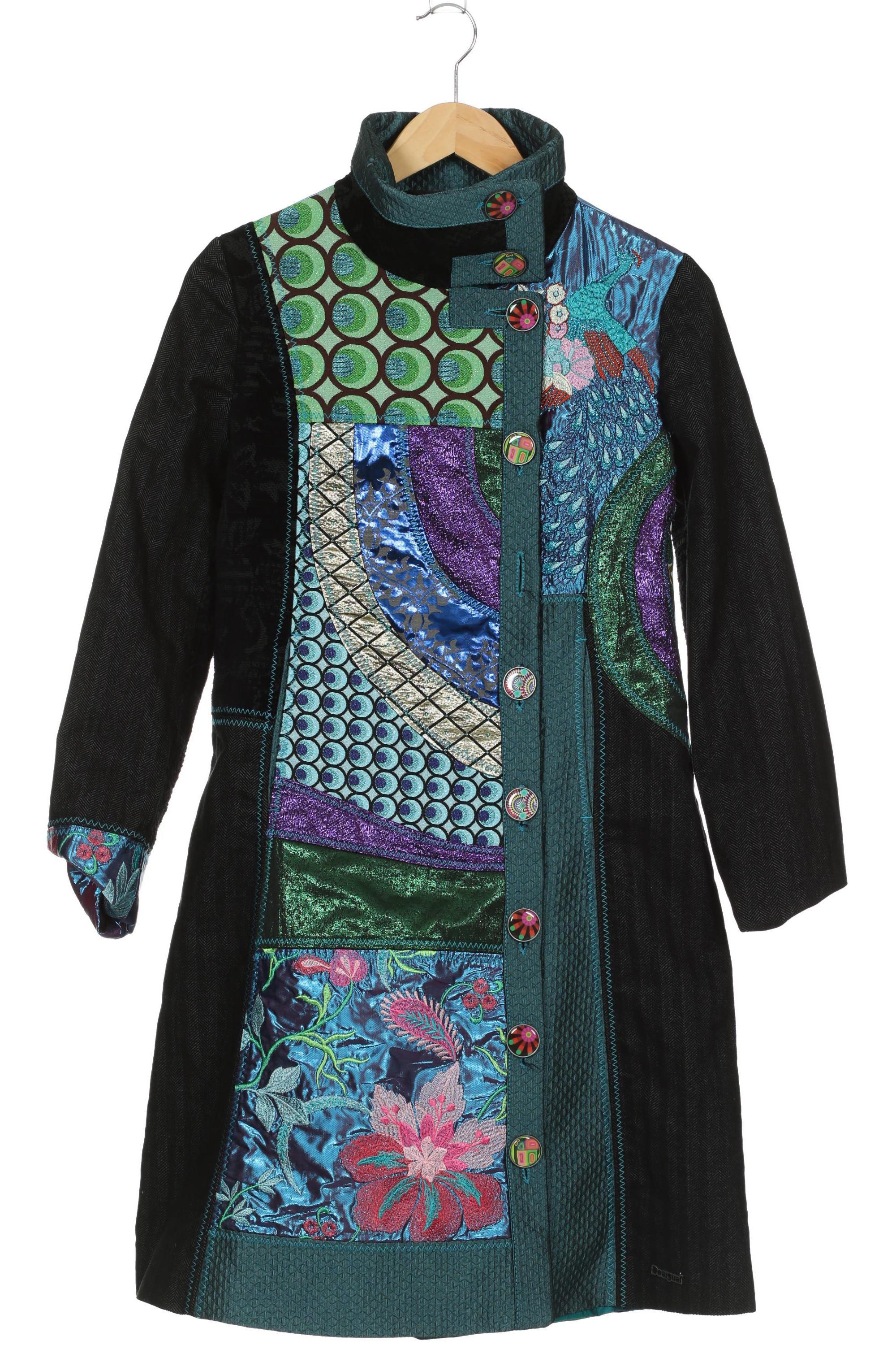 

Desigual Damen Mantel, mehrfarbig, Gr. 38