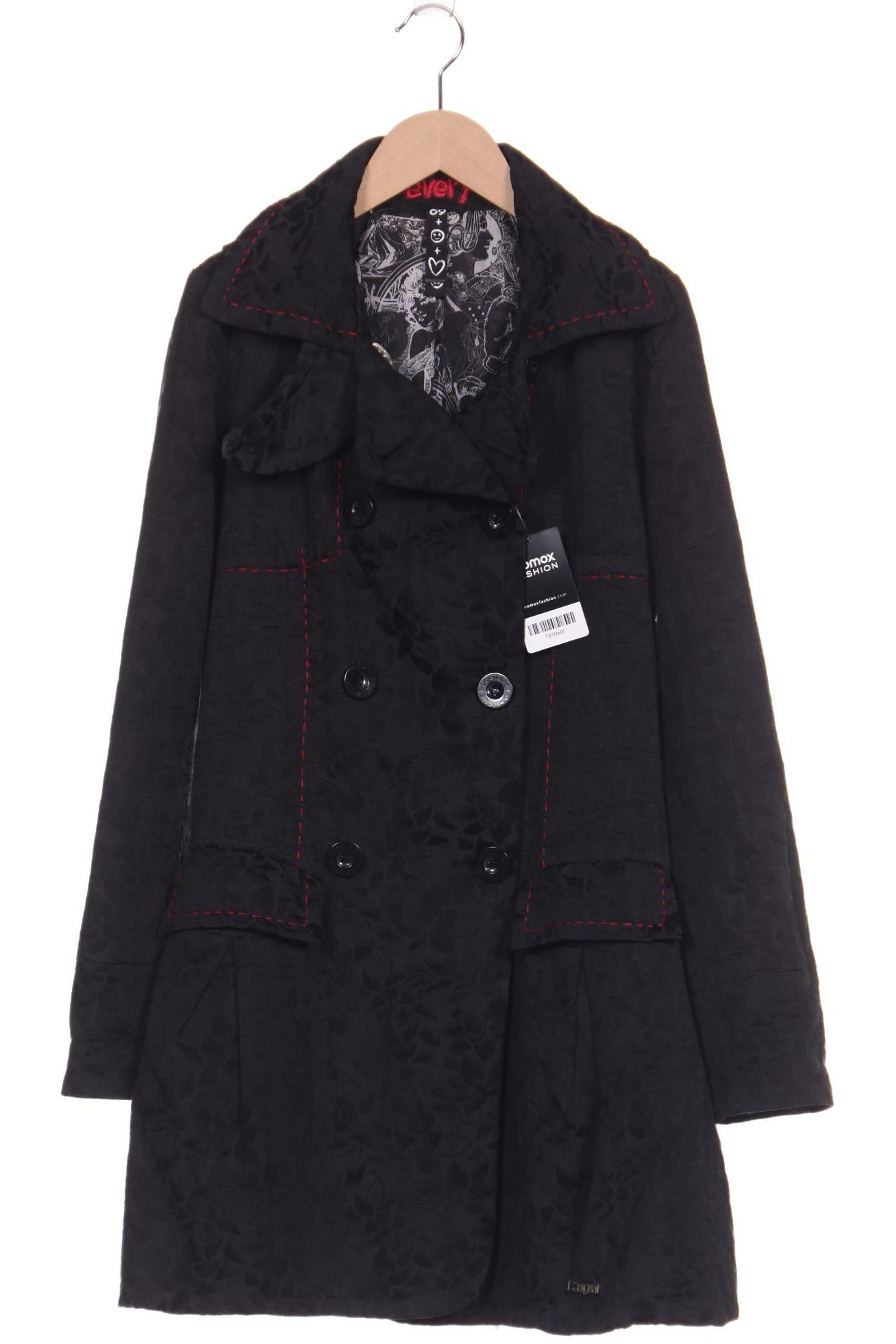 

Desigual Damen Mantel, schwarz, Gr. 36