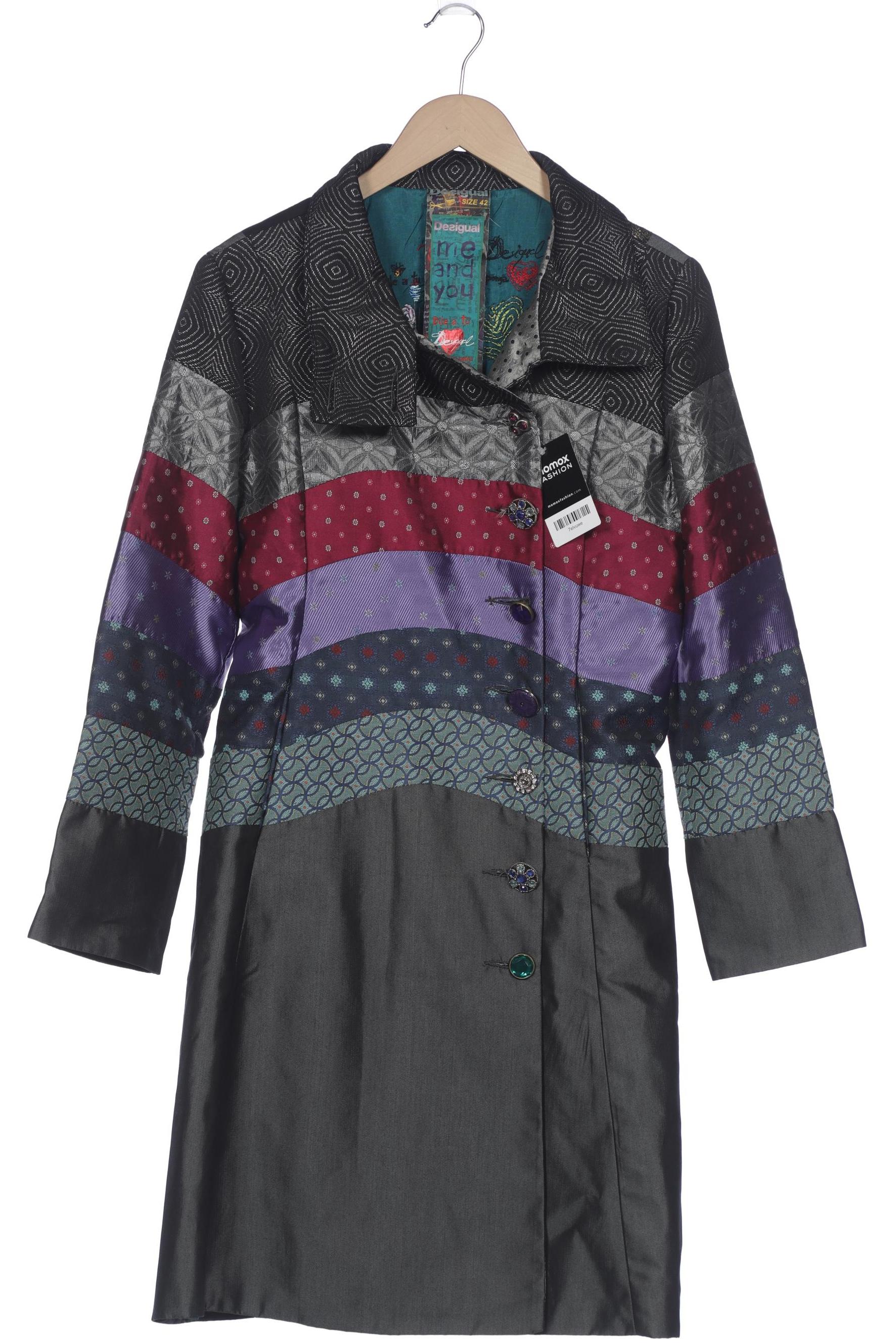 

Desigual Damen Mantel, mehrfarbig, Gr. 42