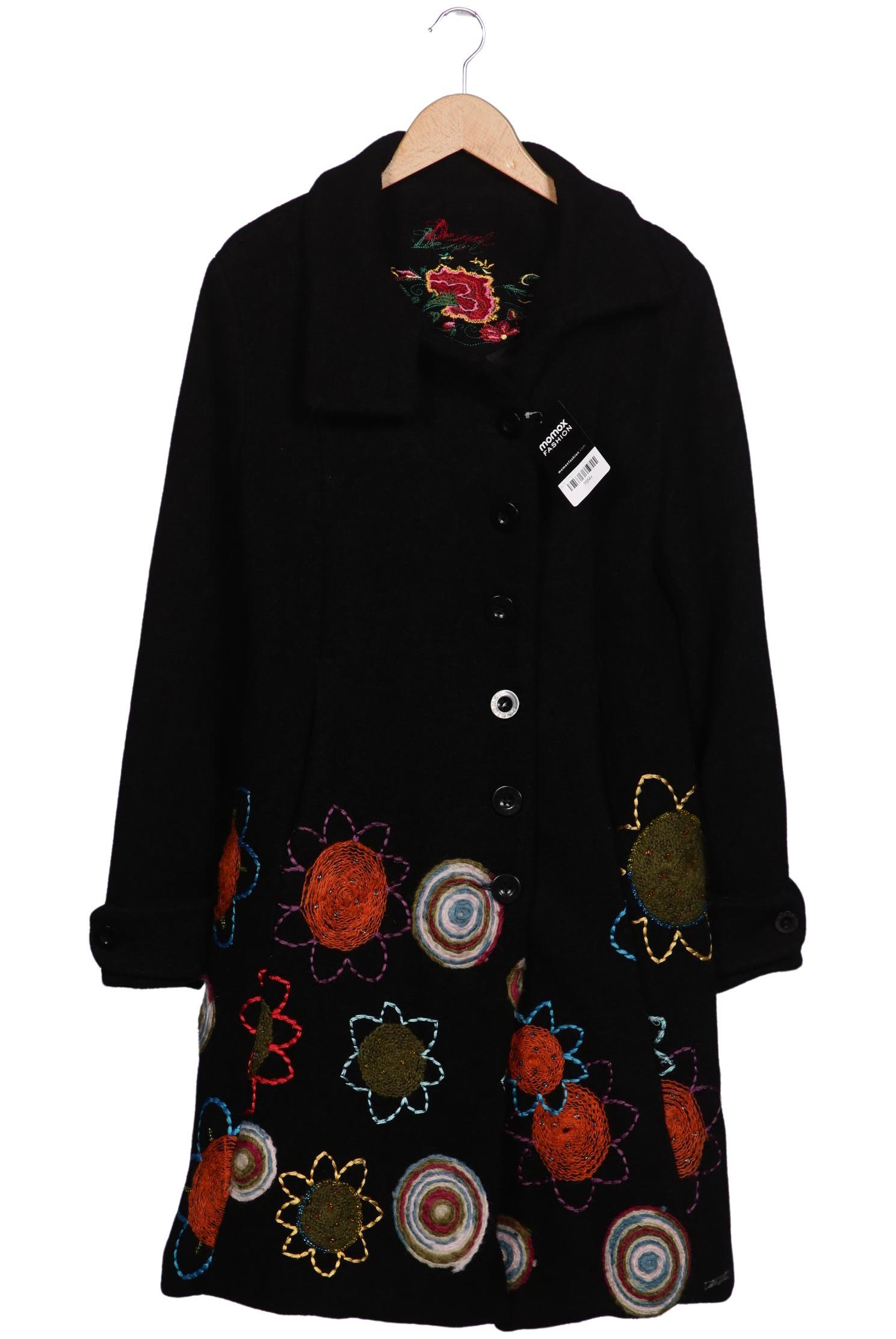 

Desigual Damen Mantel, schwarz, Gr. 42
