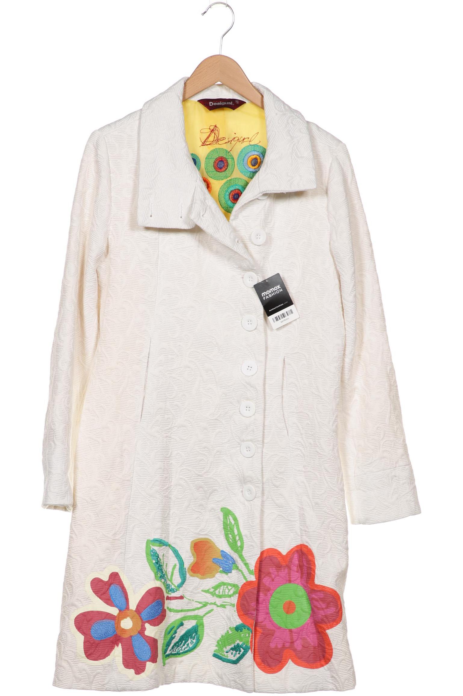 

Desigual Damen Mantel, cremeweiß