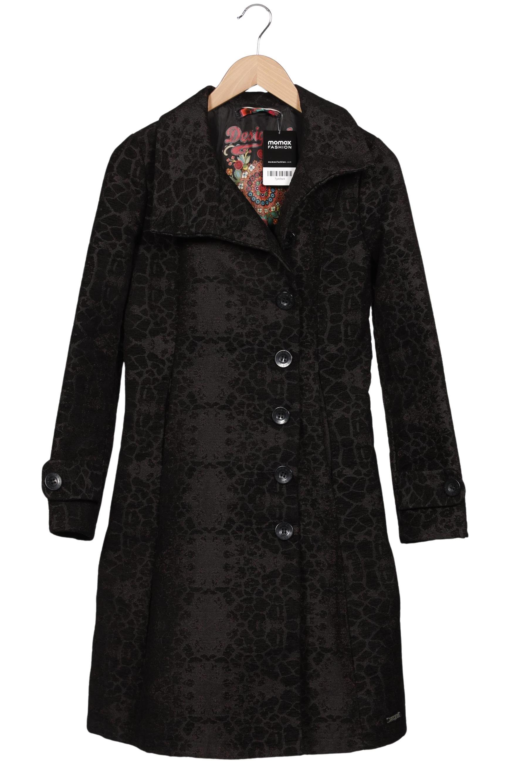 

Desigual Damen Mantel, schwarz, Gr. 38