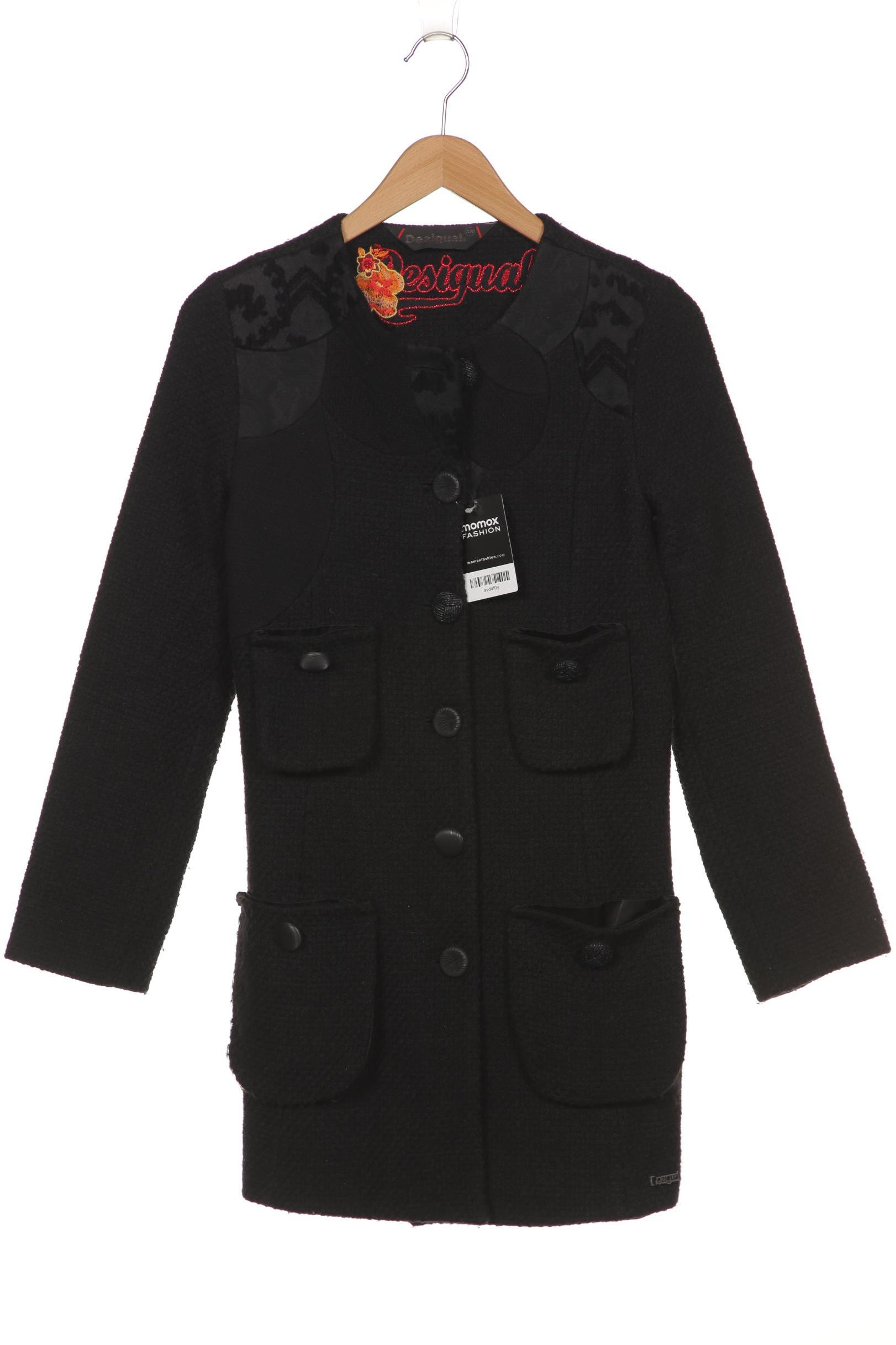 

Desigual Damen Mantel, schwarz
