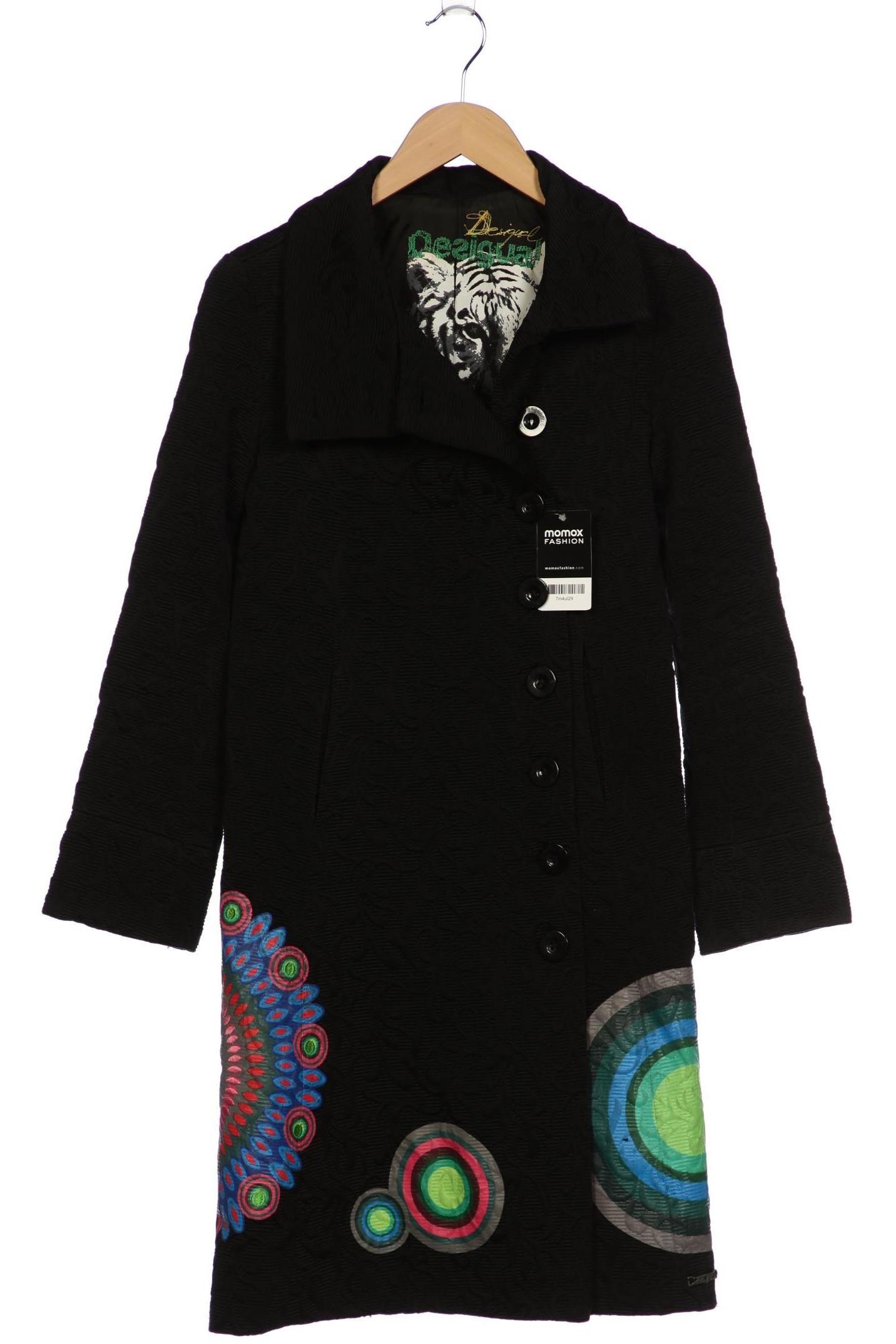 

Desigual Damen Mantel, schwarz, Gr. 38